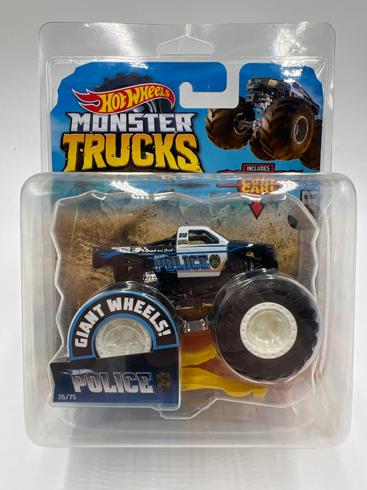 2020 Hot Wheels Monster Trucks HW Metro #5 Police W/Protector