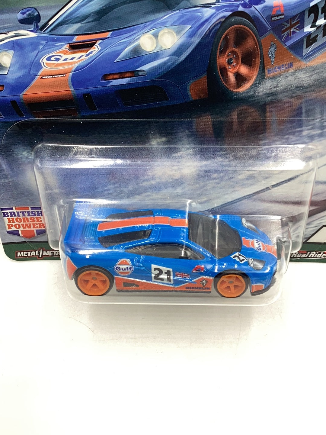 Hot wheels British Horse Power 1/5 Gulf McLaren F1 GTR