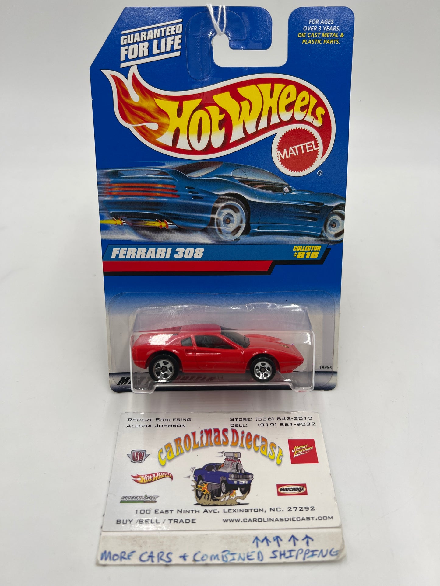 2006 Hot Wheels #816 Faster Ferrari 308 Red