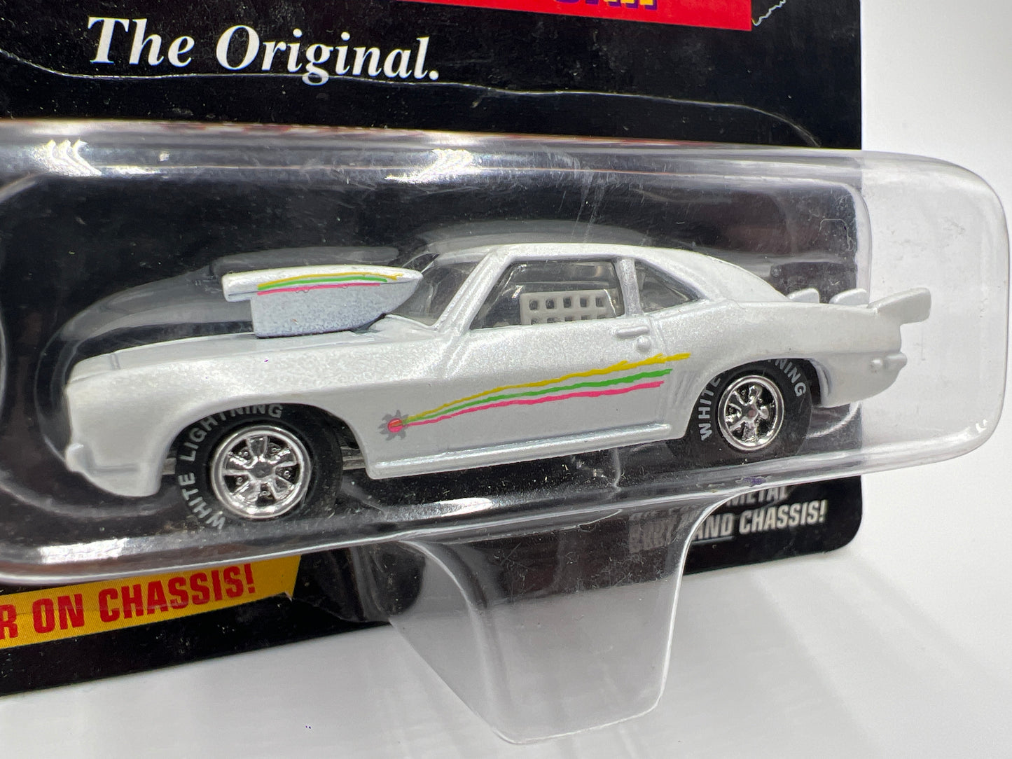 Johnny Lightning White Lightning Chase Hot Rods #229 1969 Pro Street Camaro White