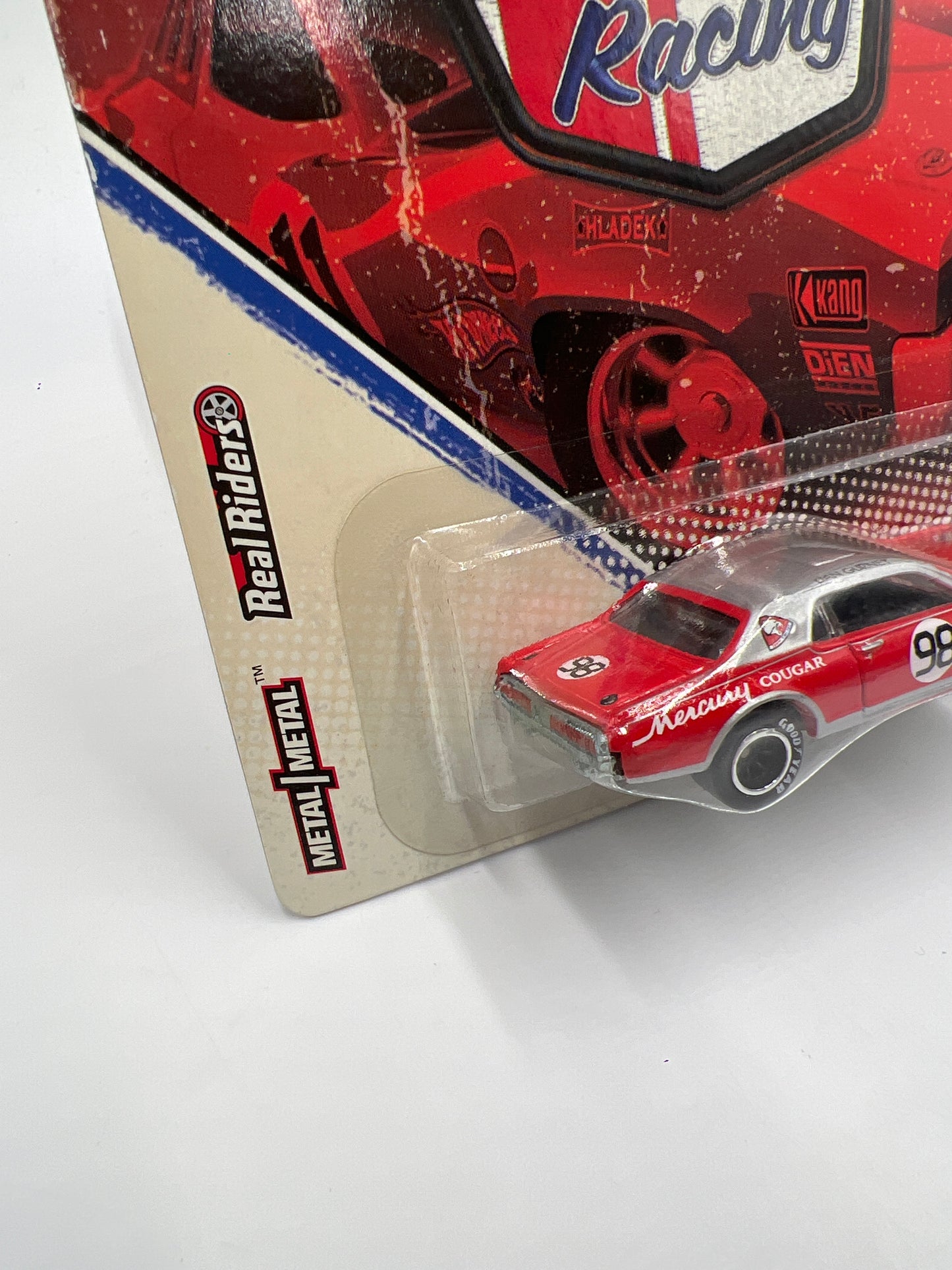 Hot Wheels Premium Vintage Racing #2 Dan Gurneys 68 Mercury Cougar Red W/Protector