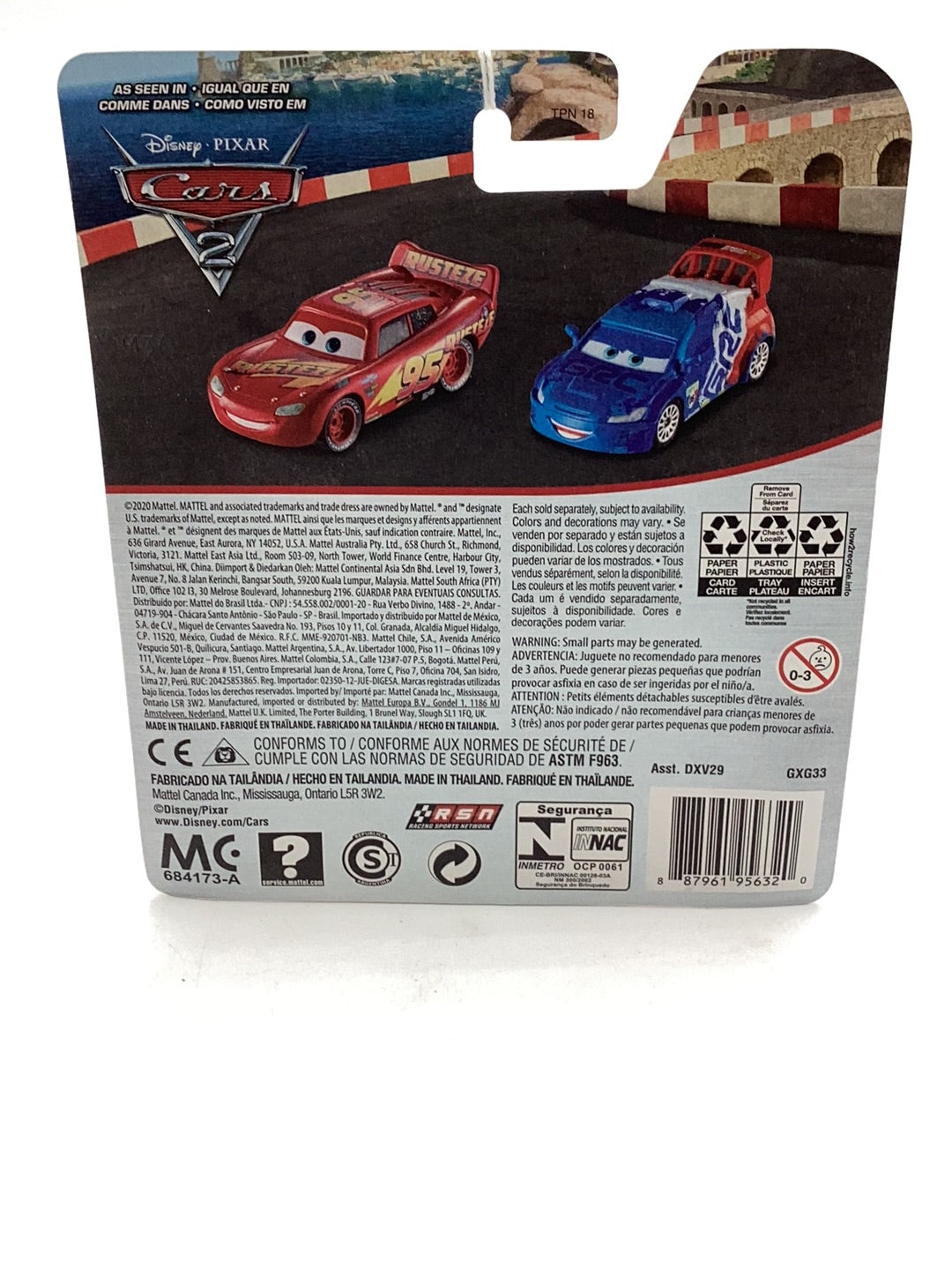 Disney Pixar Cars Rusteze Lightning McQueen 142H