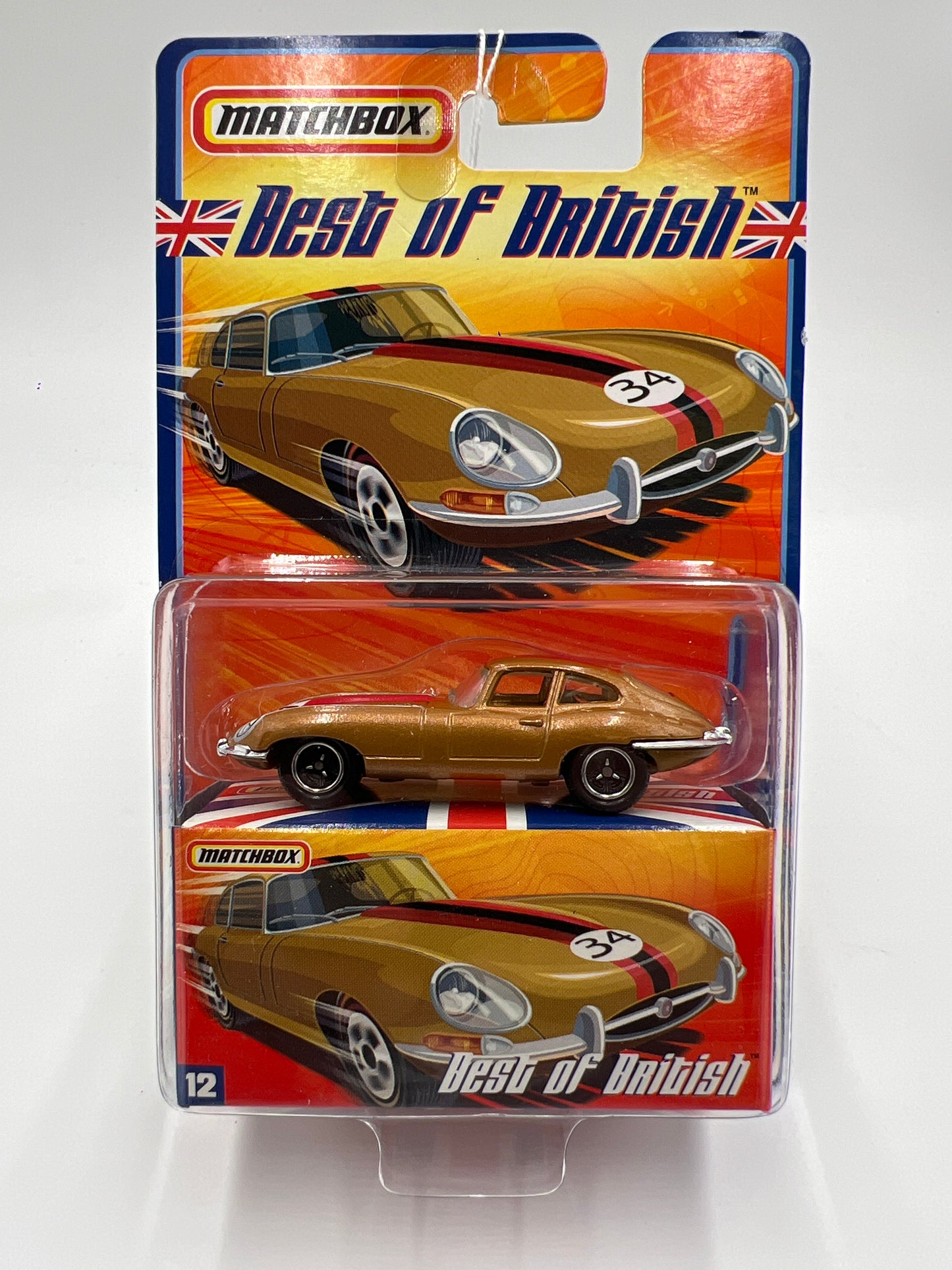 Matchbox Best Of British #12 1961 Jaguar E-Type Light Brown 170A