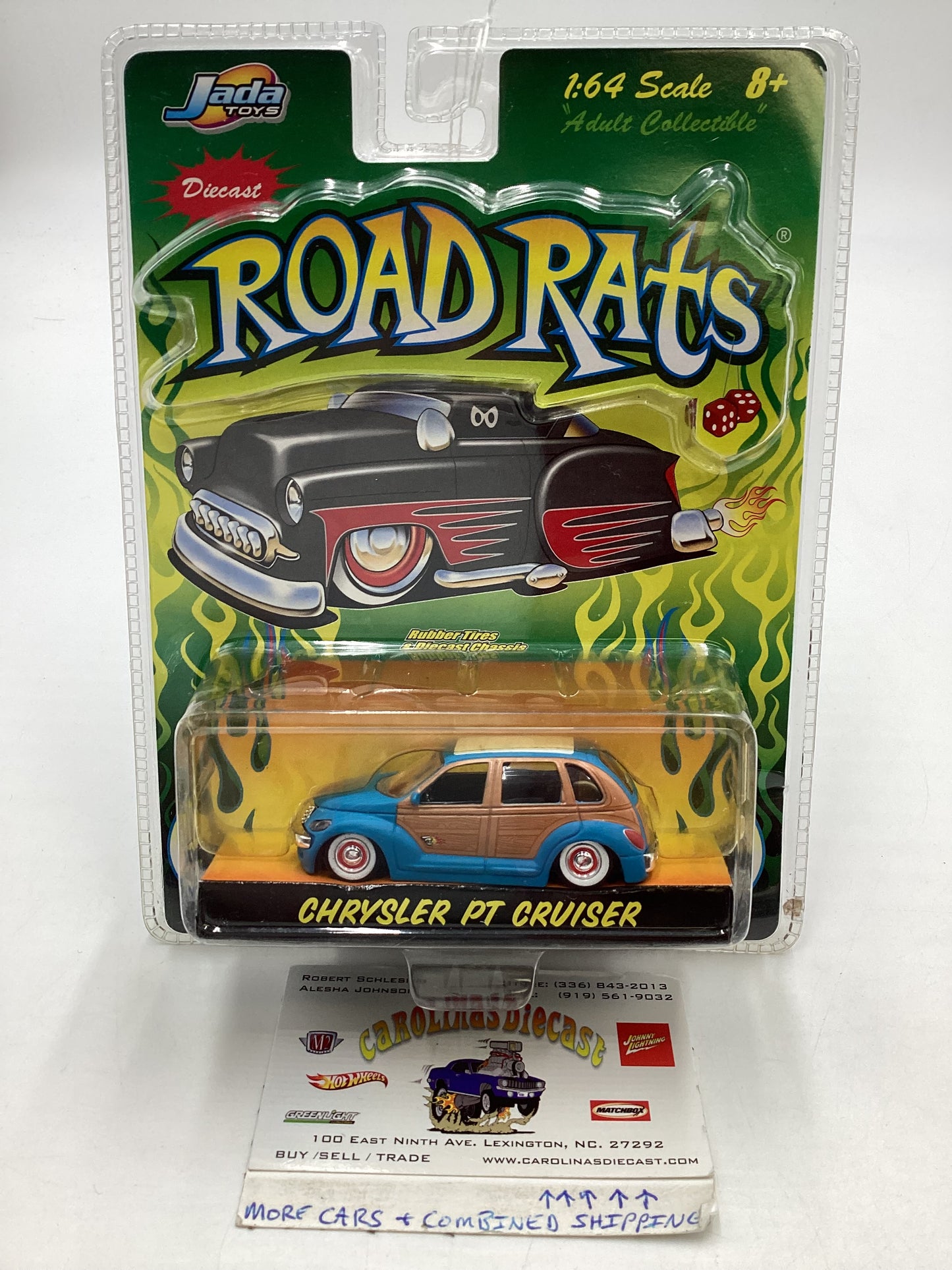 Jada Diecast Road Rats Chrysler PT Cruiser Blue 212G