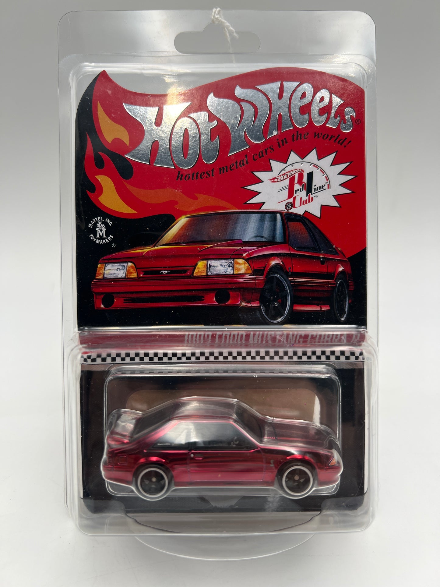 2021 Hot Wheels RLC 1993 Ford Mustang Cobra R Red W/Protector