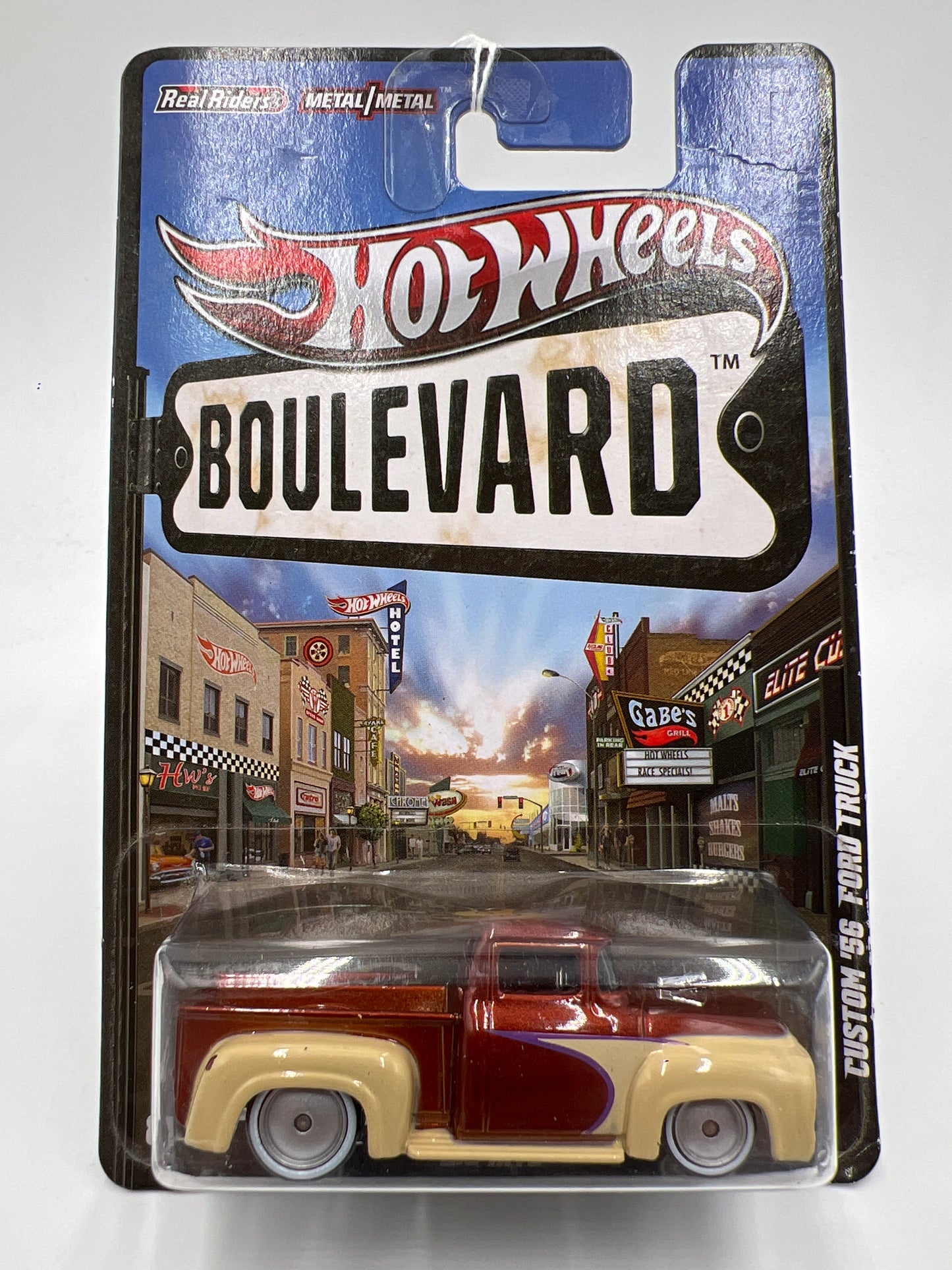 Hot Wheels Premium Boulevard Big Hits Custom 56 Ford Truck Brown 245P