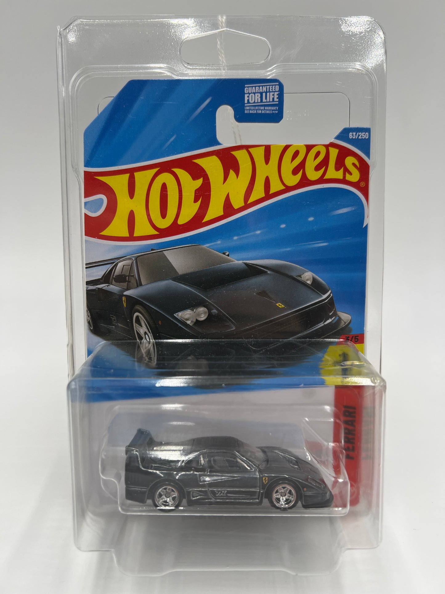 2026 Hot Wheels Super Treasure Hunt #63 Ferrari F40 Competizione Black W/Protector