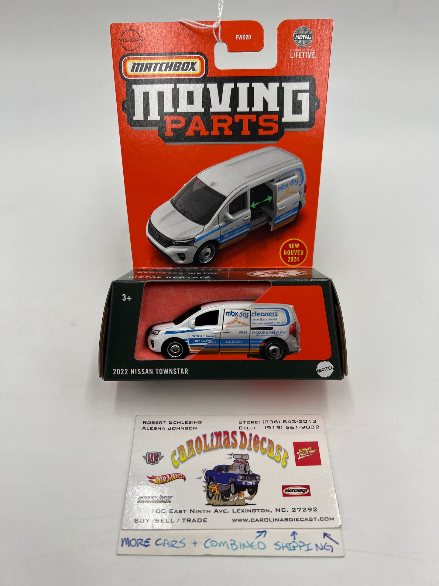 2024 Matchbox Moving Parts #12 2022 Nissan Townstar White 168A