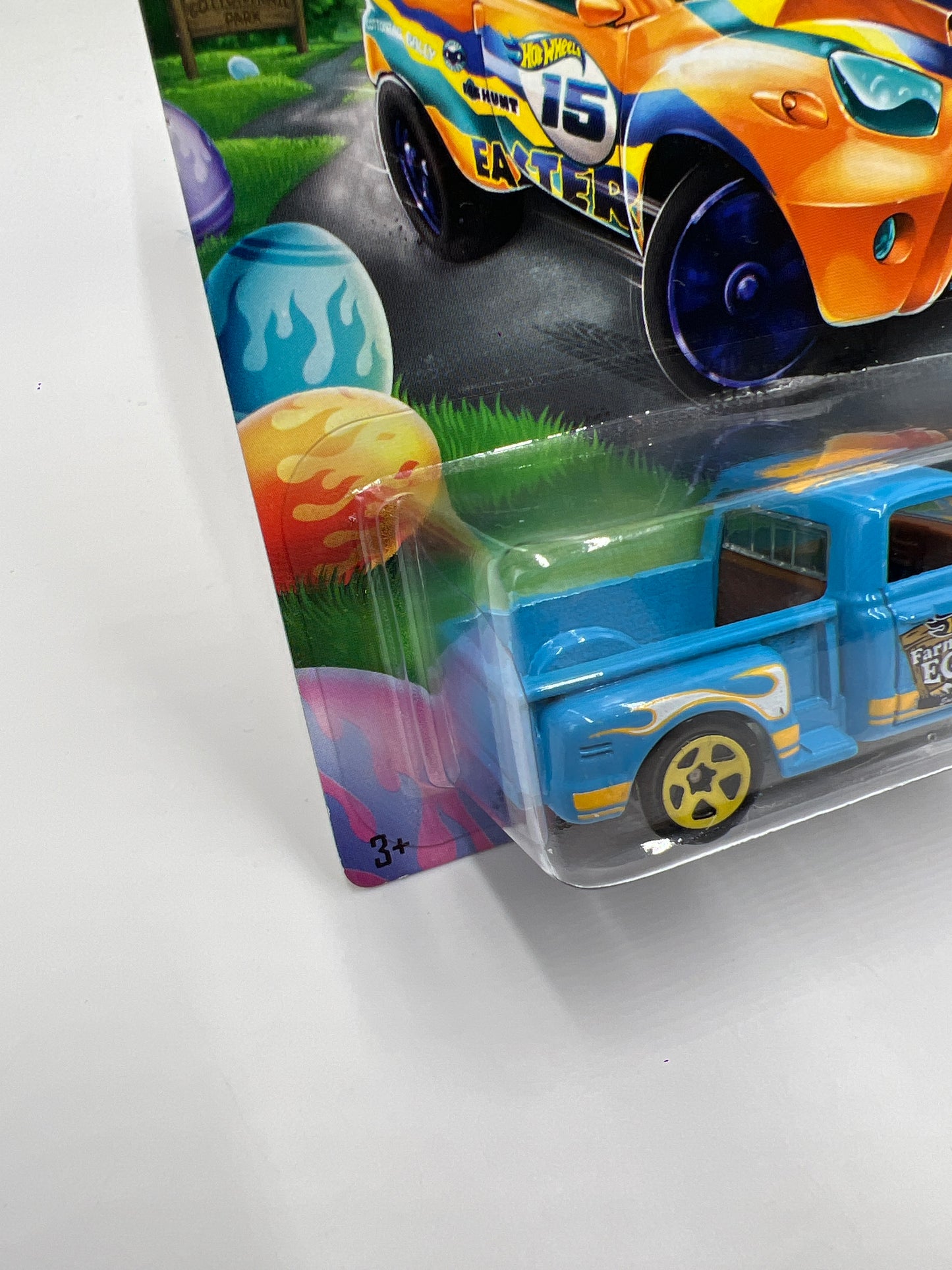 2015 Hot Wheels Happy Easter Series #6 Custom 69 Chevy Pickup Blue 156H