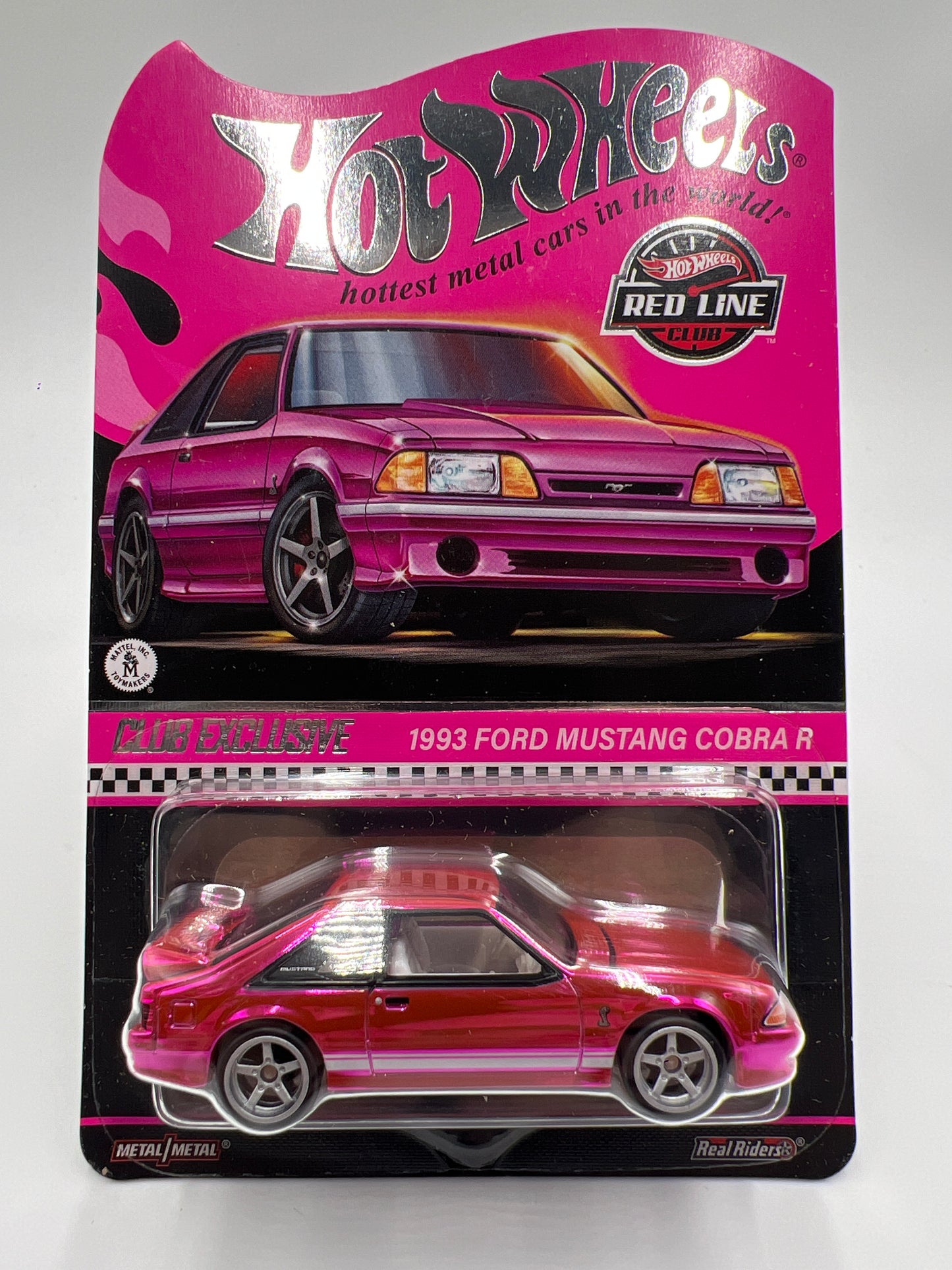 2024 Hot Wheels RLC Club Exclusive Pink 1993 Ford Mustang Cobra W/Protector