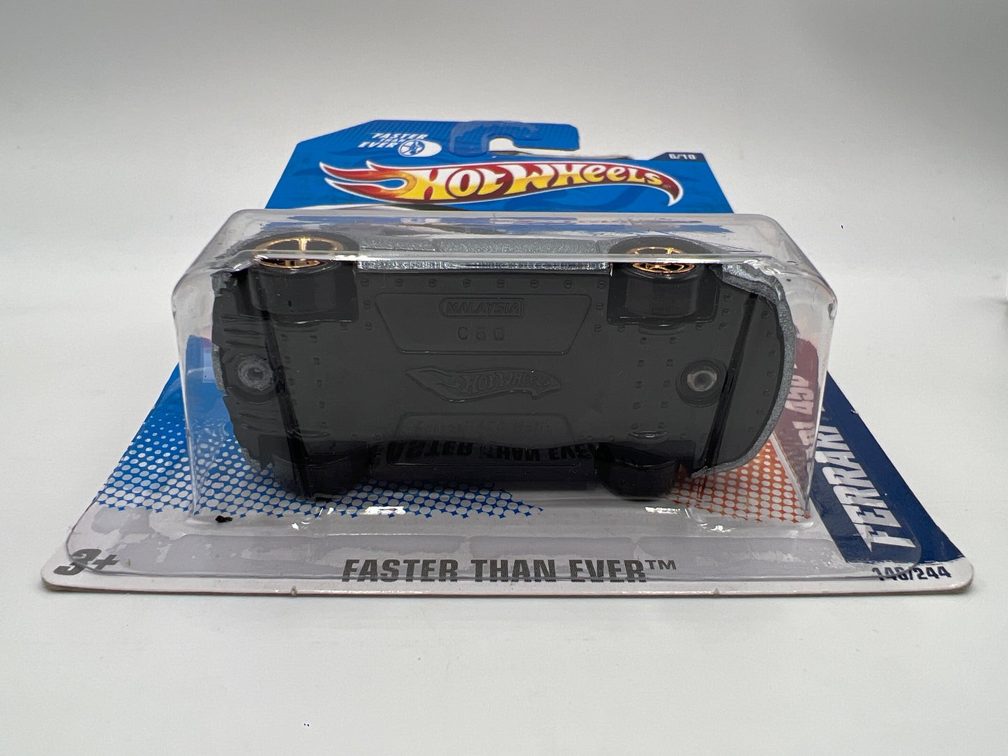 2011 Hot Wheels Faster Than Ever #146 Ferrari 458 Italia Metallic Silver W/Protector