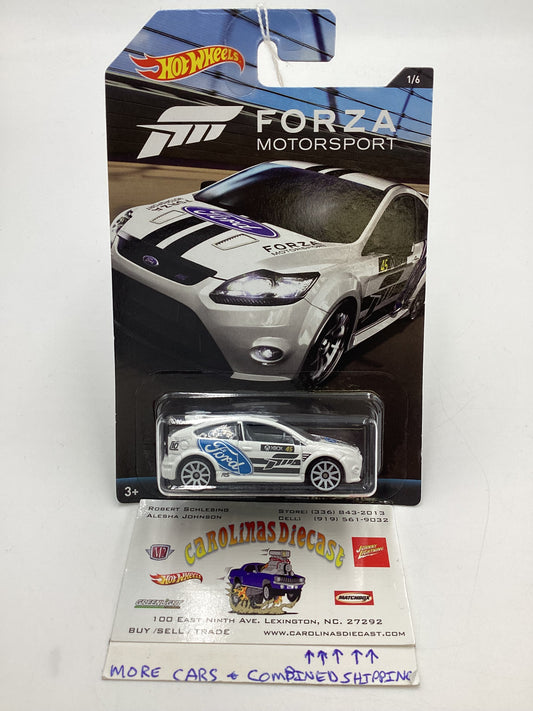 2017 Hot Wheels Forza Motorsport 09 Ford Focus RS White