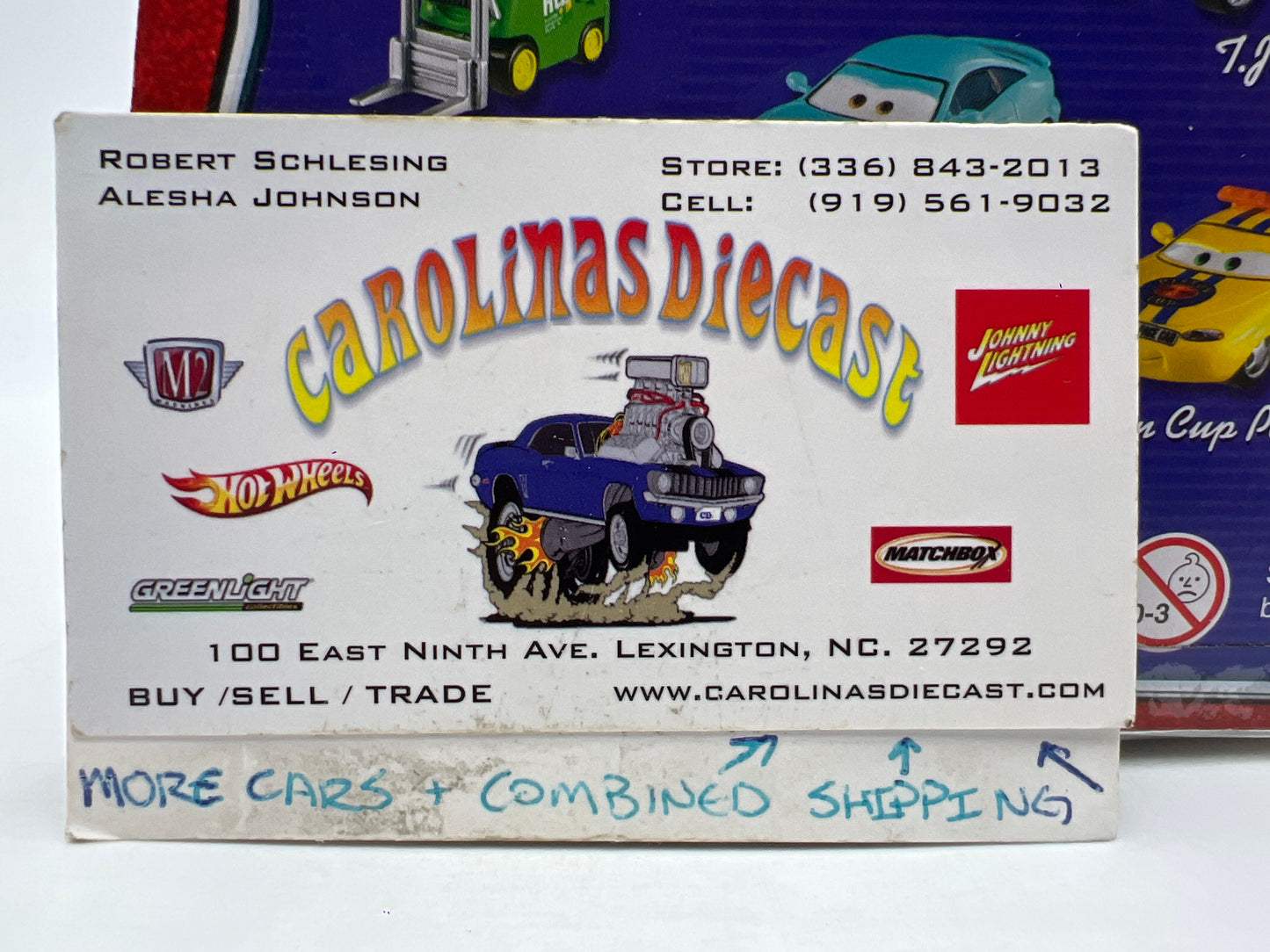 Disney Pixar Cars T.J. Green 136A