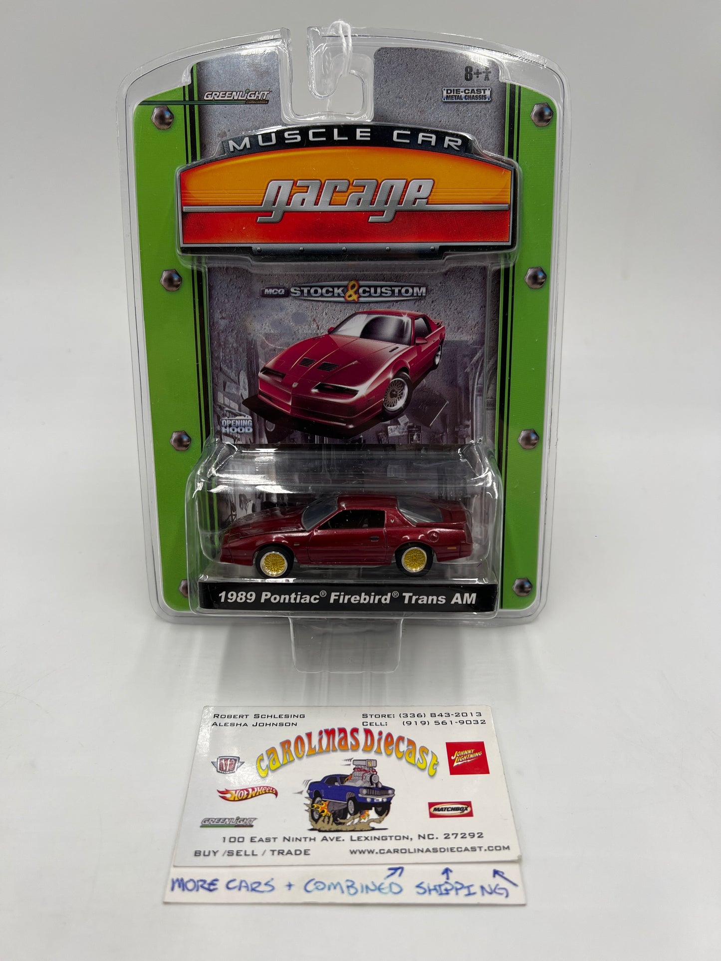 Greenlight Muscle Car Garage Series 6 1989 Pontiac Firebird Trans Am Red