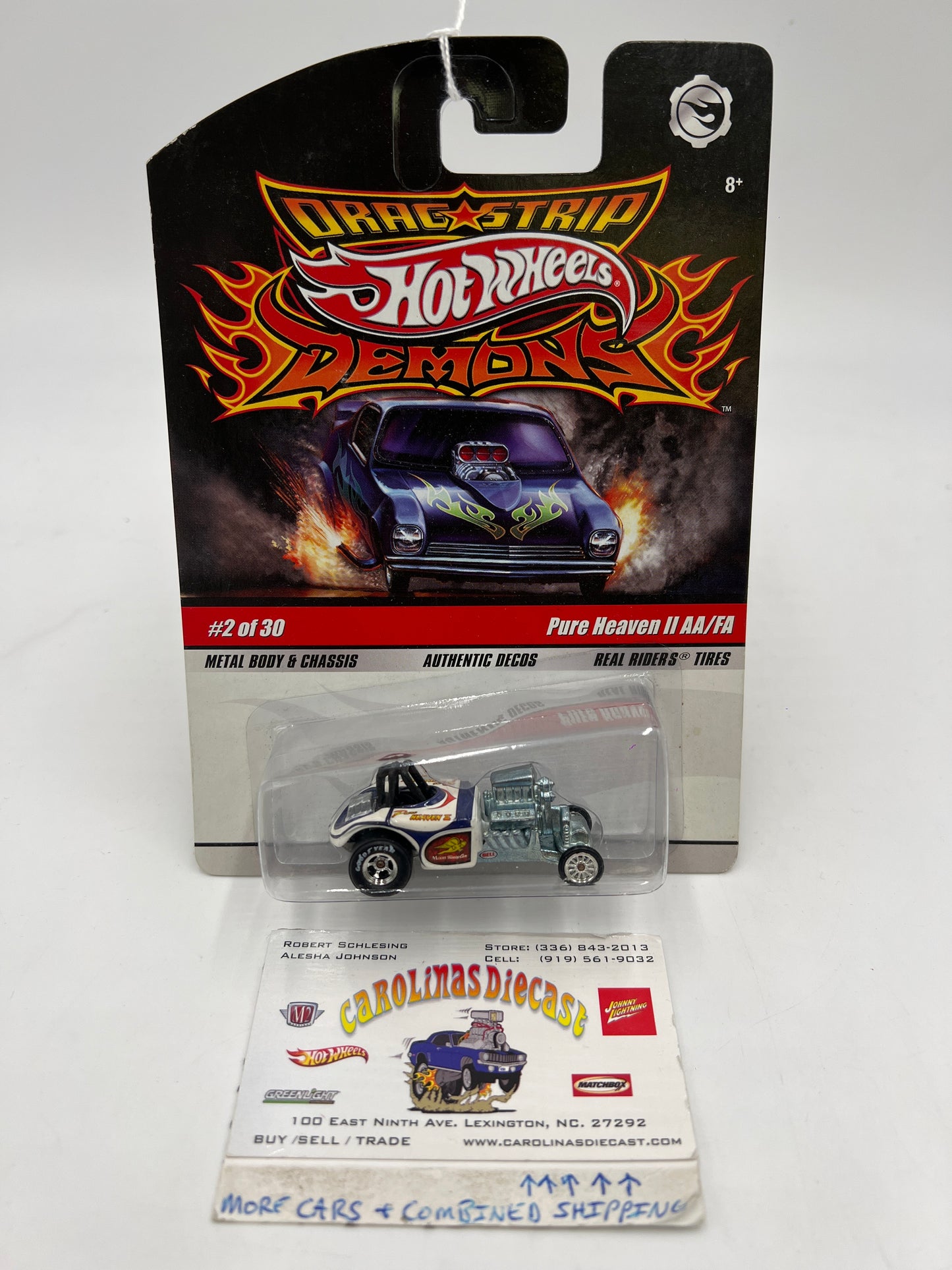 Hot Wheels Drag Strip Demons #2 of 30 Pure Heaven II AA/FA White