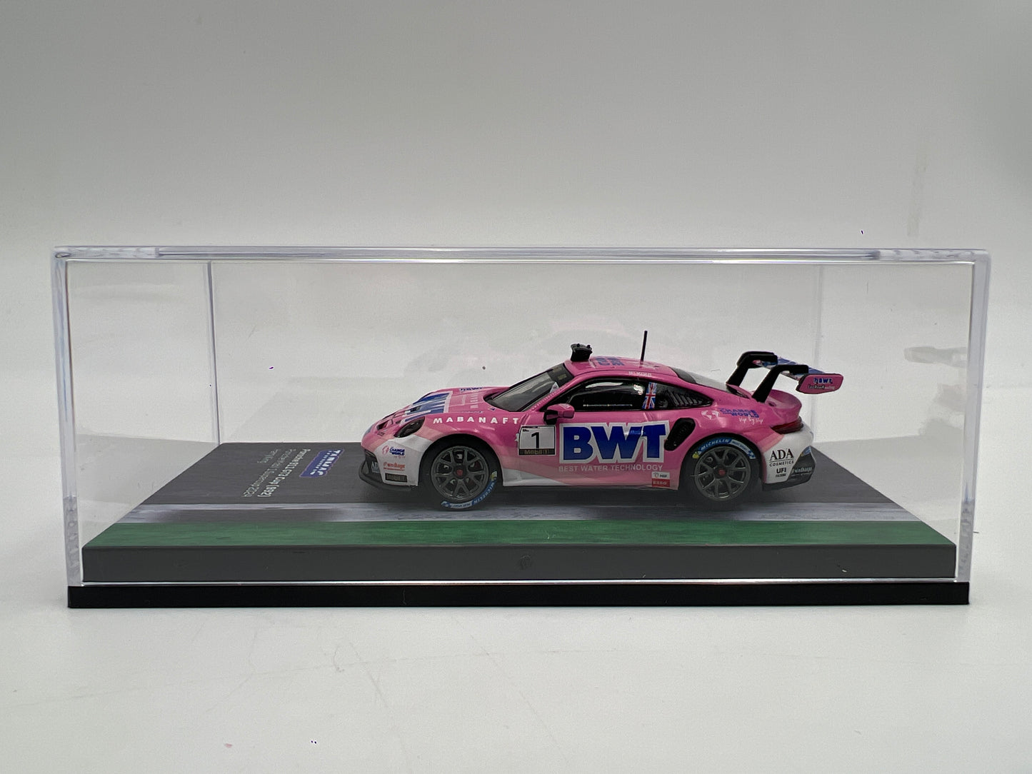 Tarmac Works x IXO Models Porsche 911 GT3 Cup 992 BWT Mobil 1 Supercup 2024