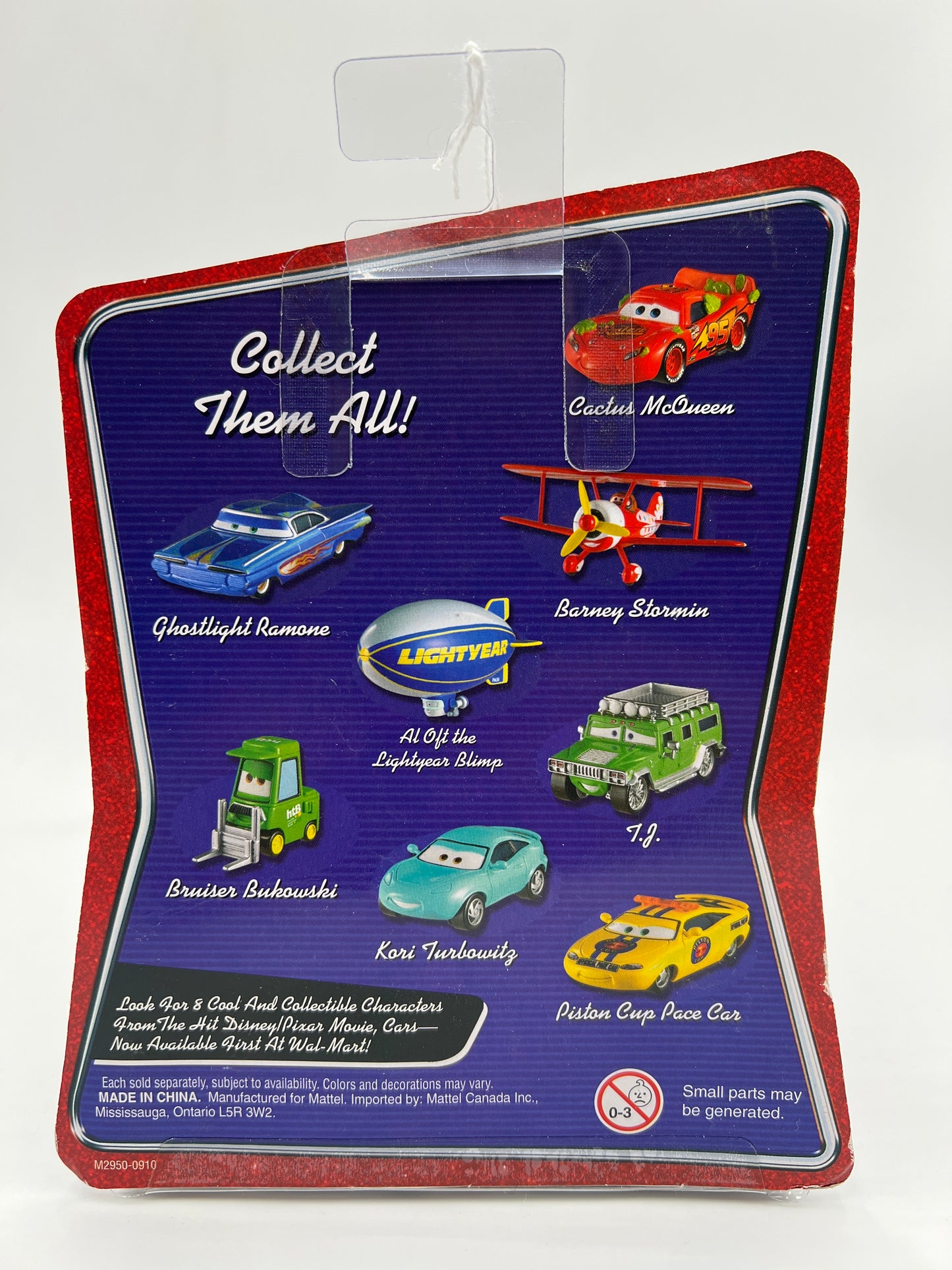 Disney Pixar Cars Cactus McQueen Red 139i