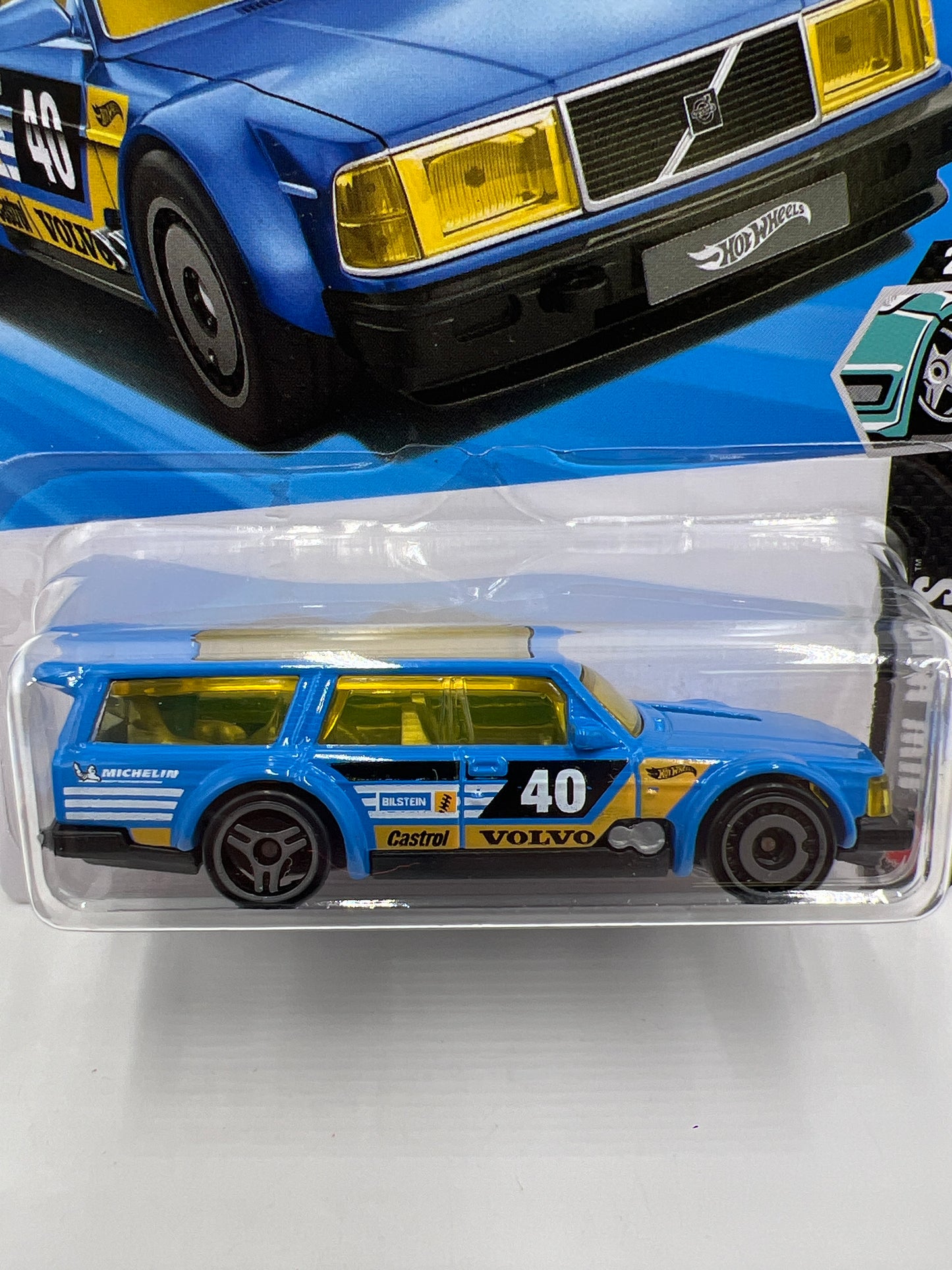 2026 Hot Wheels C Case HW Mods #69 Volvo 240 Drift Wagon Blue 93B
