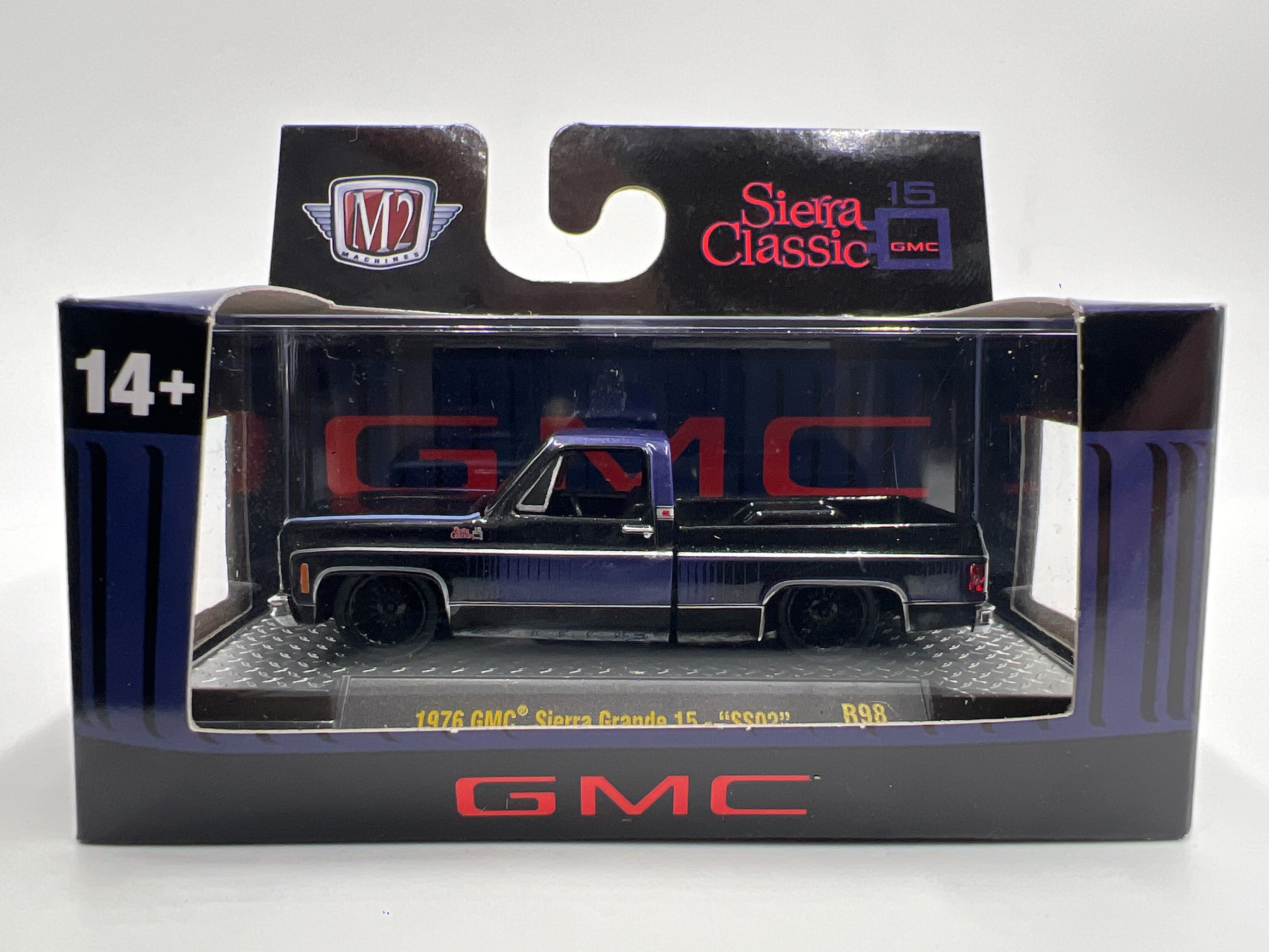 M2 Machines Auto-Thentics 1976 GMC Sierra Grande 15 SS02 Black
