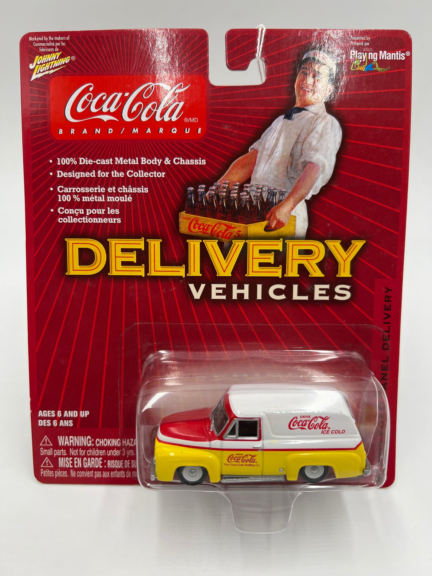 Johnny Lightning Coca Cola Delivery Vehicles #12 1955 Ford Panel Delivery 220D