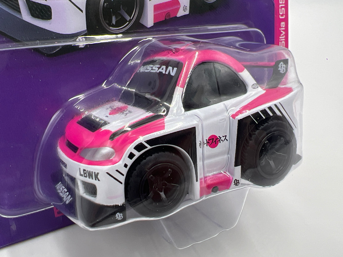 Mini GT Qube Carz Liberty Walk #6 Nissan Silvia S15 LB-Super Silhouette Auto Finesse SEMA 2023 177i