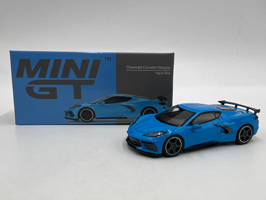 Mini GT MiJo Exclusive #251 Chevrolet Corvette Stingray Blue
