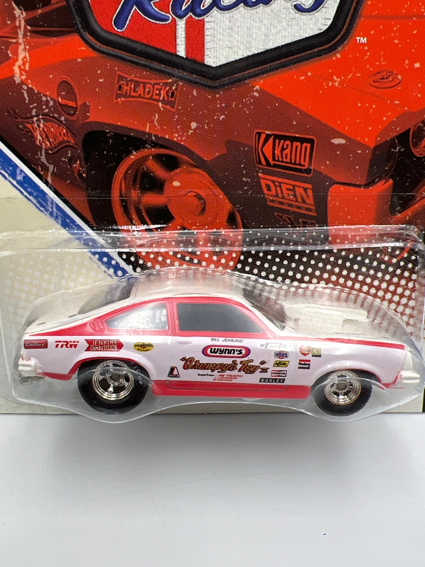 Hot Wheels Premium Vintage Racing #12 74 Chevy Vega Pro Stock Grumpys Toy W/Protector 2