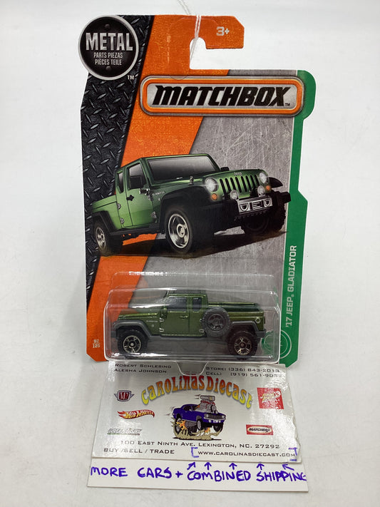 Matchbox #92 Jeep Gladiator Green 208E