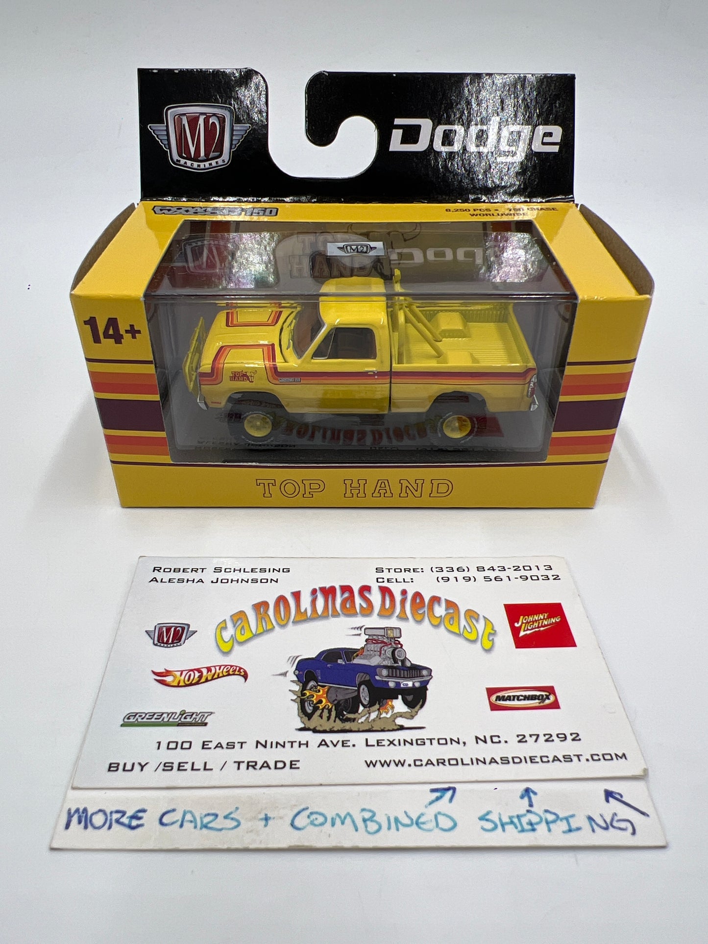 2025 M2 Machines Auto-Thentics 1978 Dodge 150 Power Wagon Top Hand Yellow R100