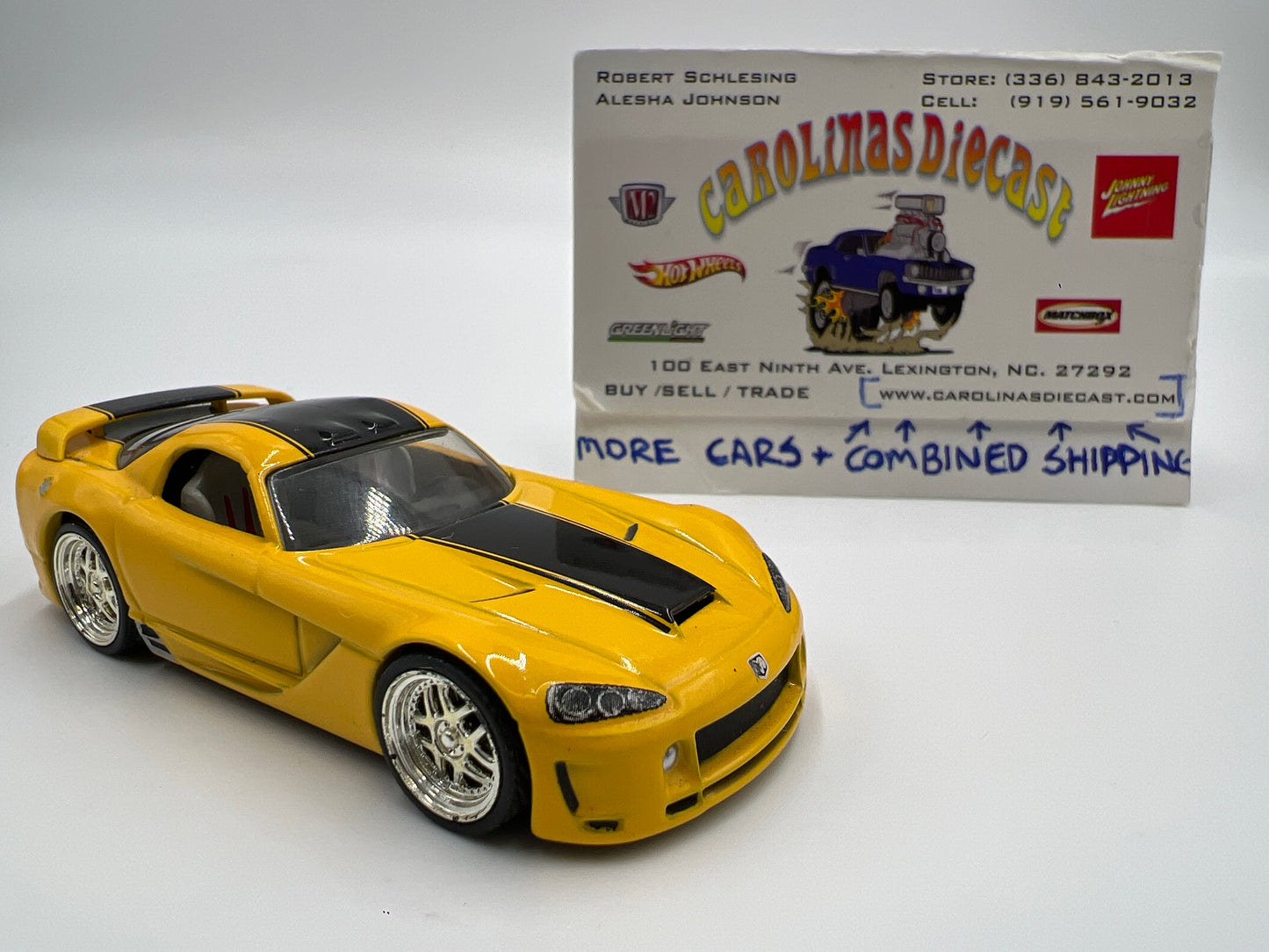 1 Badd Ride 2006 Dodge Viper SRT10 Yellow Loose