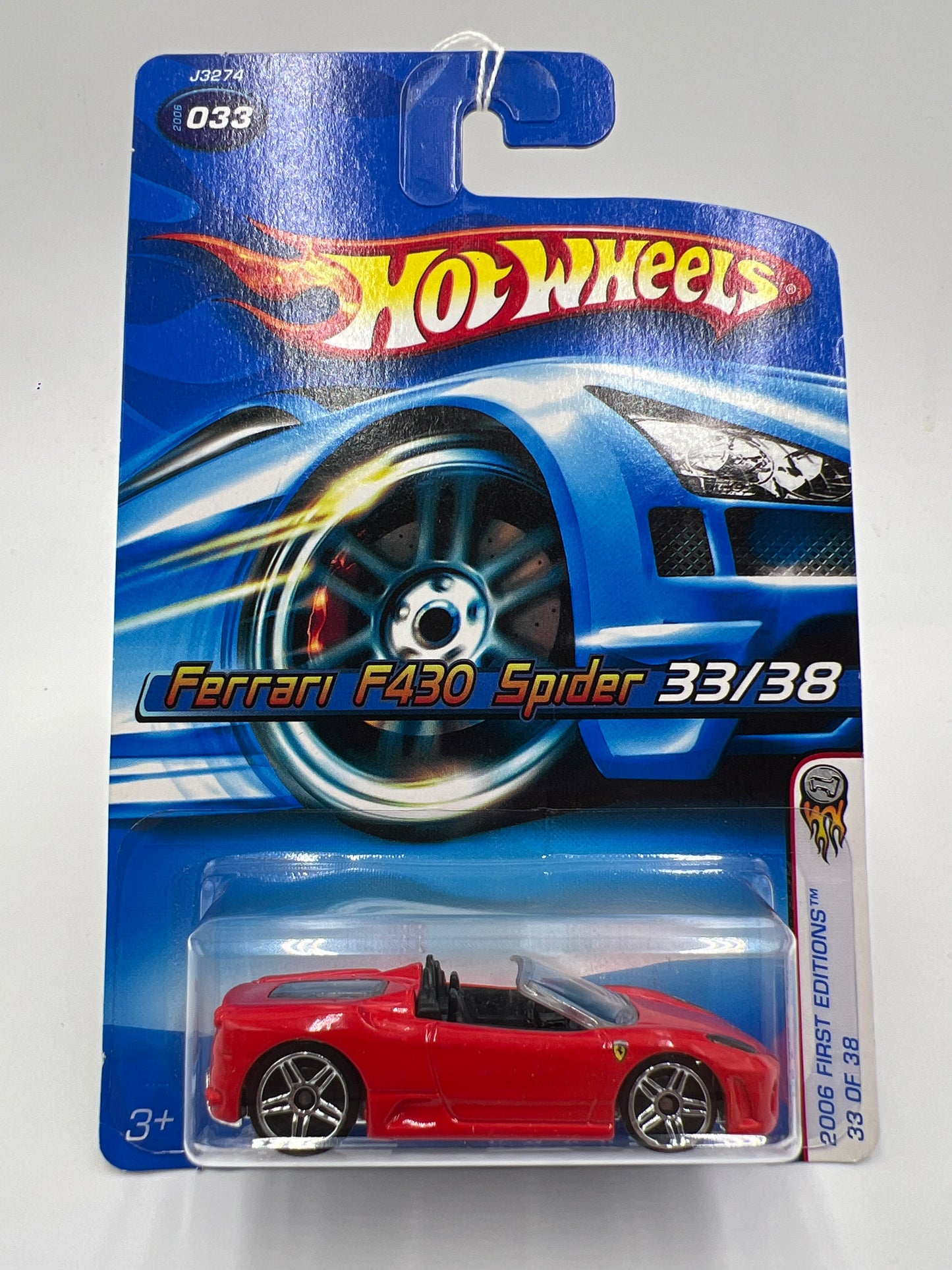 2006 Hot Wheels First Editions #33 Ferrari F430 Spider Red SR