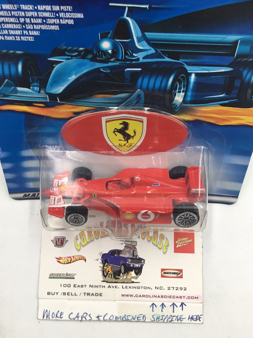 hot wheels Ferrari Grand Prix Formula 1 with driver & protector