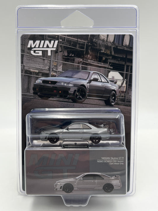 Mini GT #1128 Nissan Skyline GT-R Nismo BCNR33 CRS Version Gray