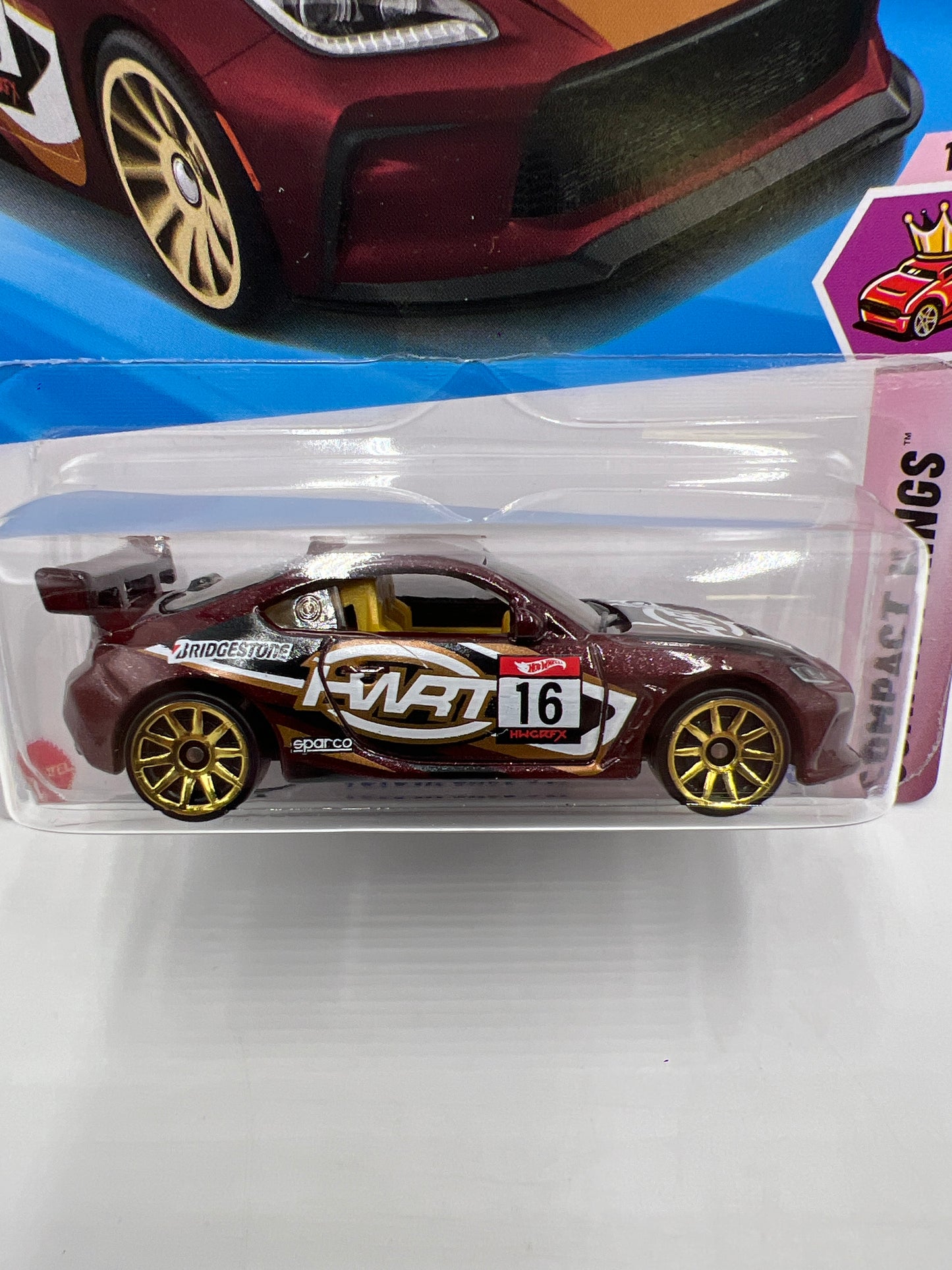 2025 Hot Wheels J Case Compact Kings #79 Toyota GR86 Cup Brown 94C