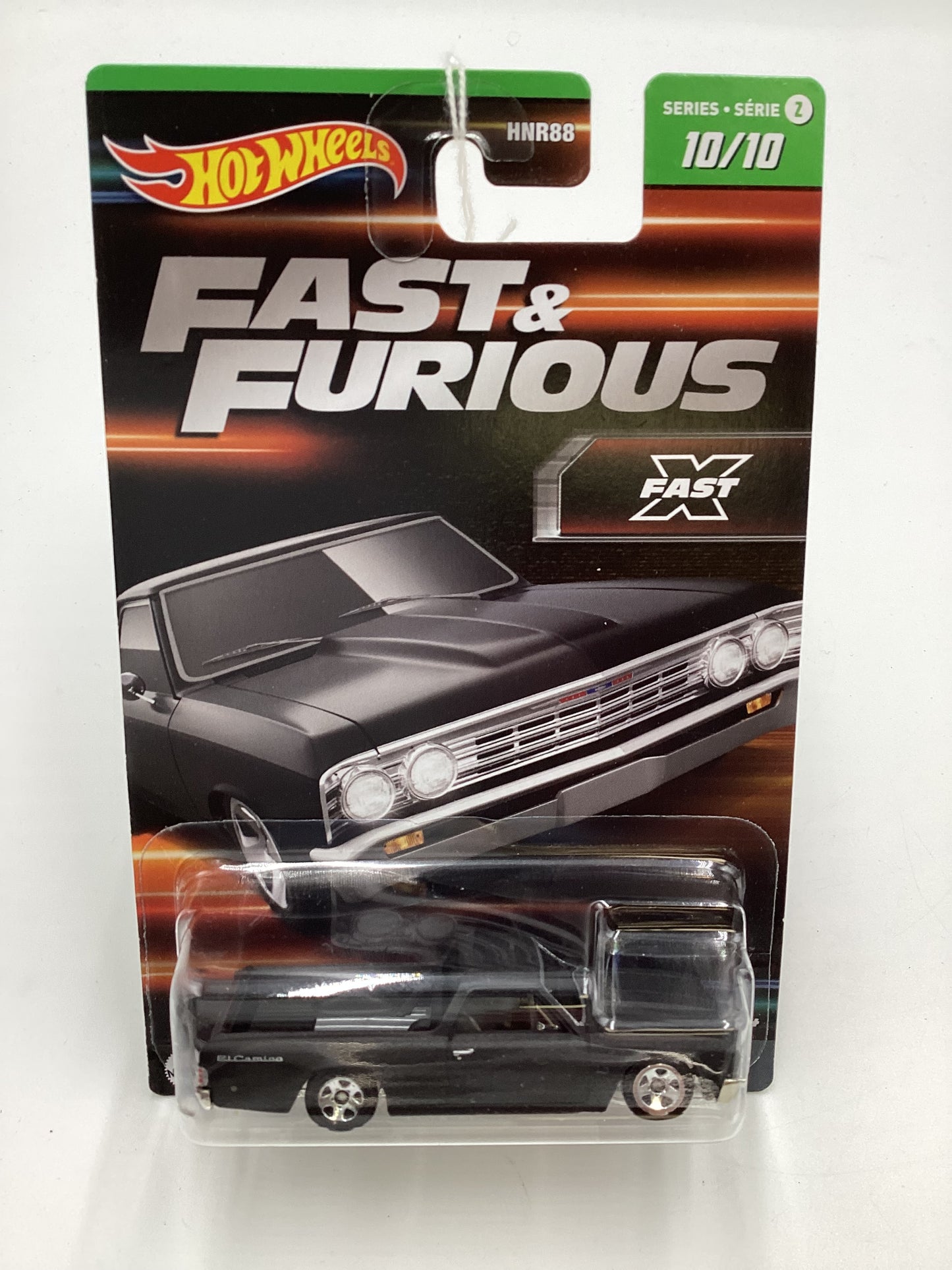 2023 Hot Wheels Fast & Furious Series 2 #10 Chevy El Camino Matte Black 69B
