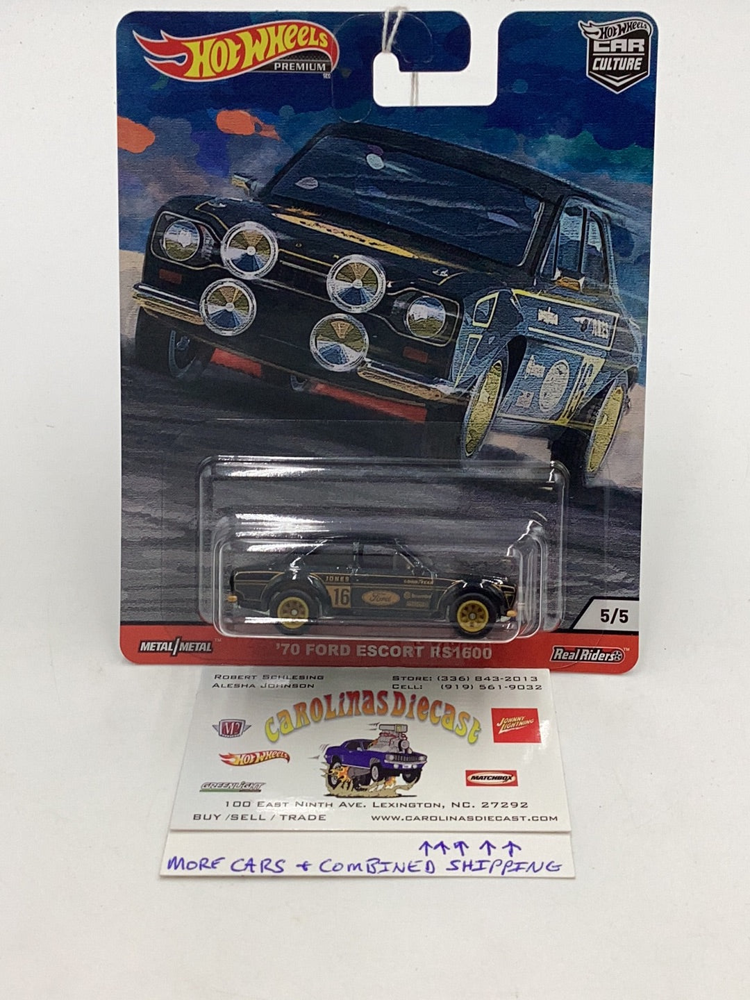 Hot Wheels Door Slammers 70 Ford Escort RS1600 5/5 246N