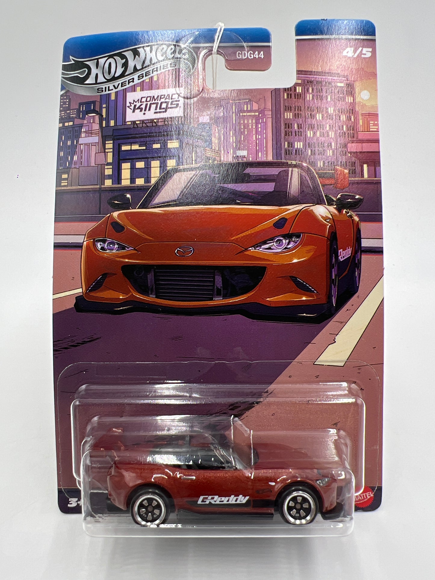 2025 Hot Wheels Silver Series Compact Kings #4 15 Mazda MX-5 Miata Brown