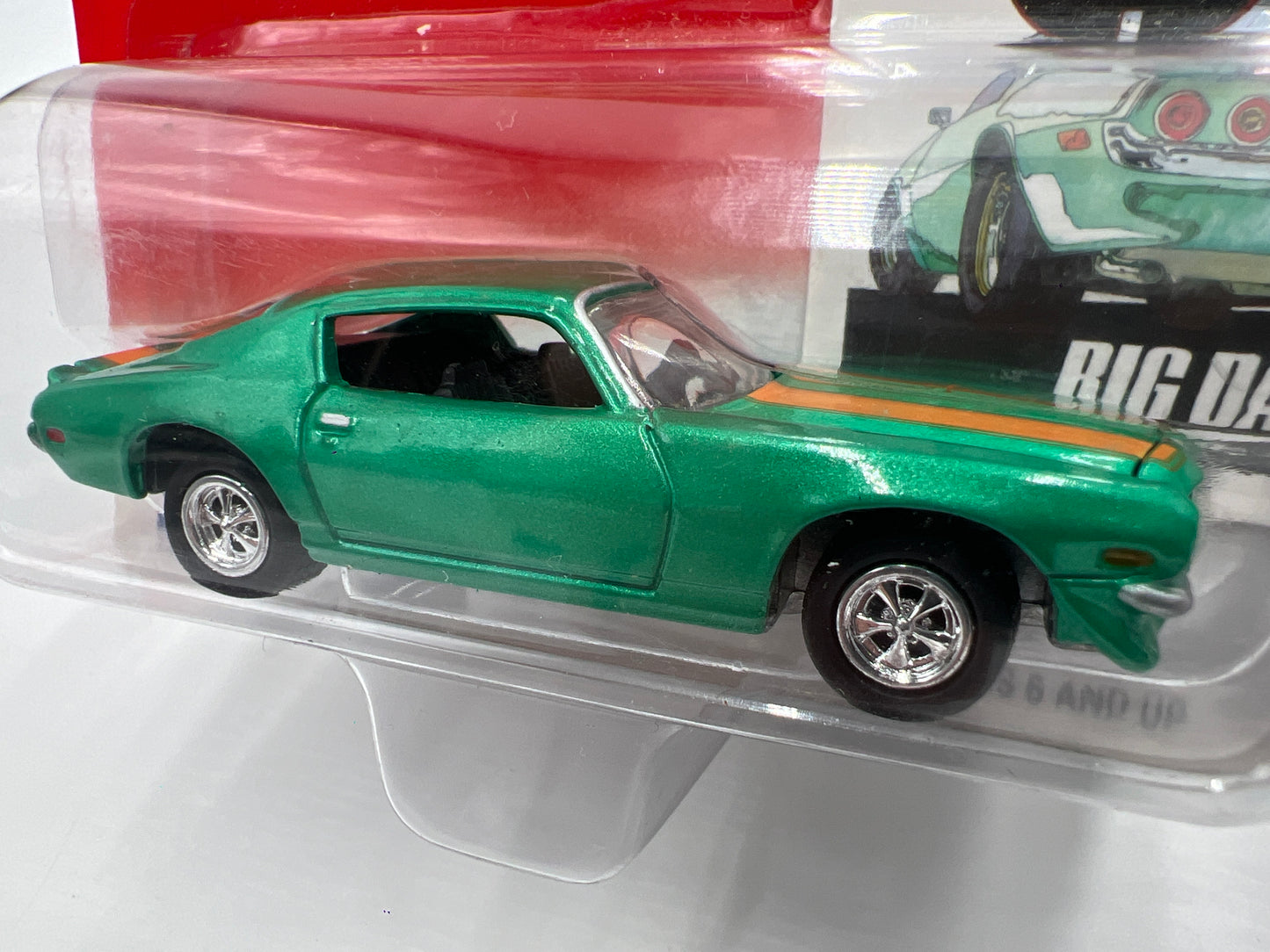 Johnny Lightning Ad Rods 1971 Chevy Camaro RS Green 227B
