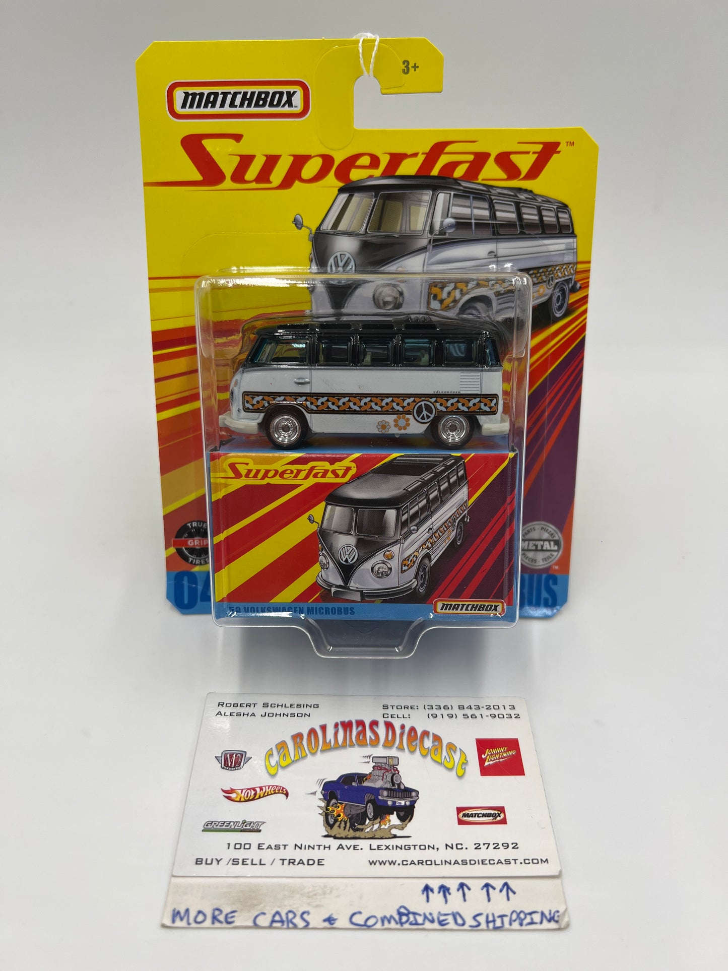 Matchbox Superfast #4 59 Volkswagen Microbus White/Black 173B