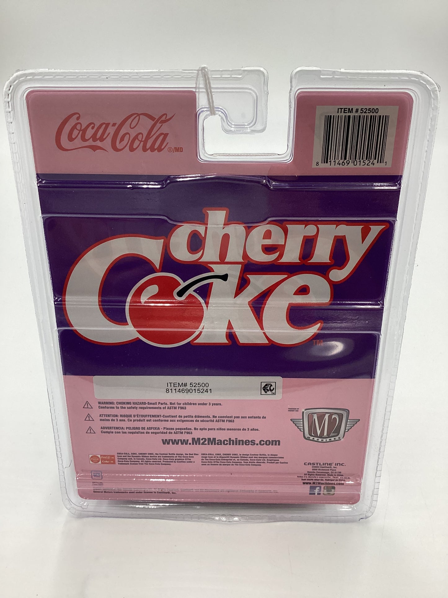 2024 M2 Machines Cherry Coke (Sirra Error) 1988 GMC Sierra 1500 Custom Purple 205E