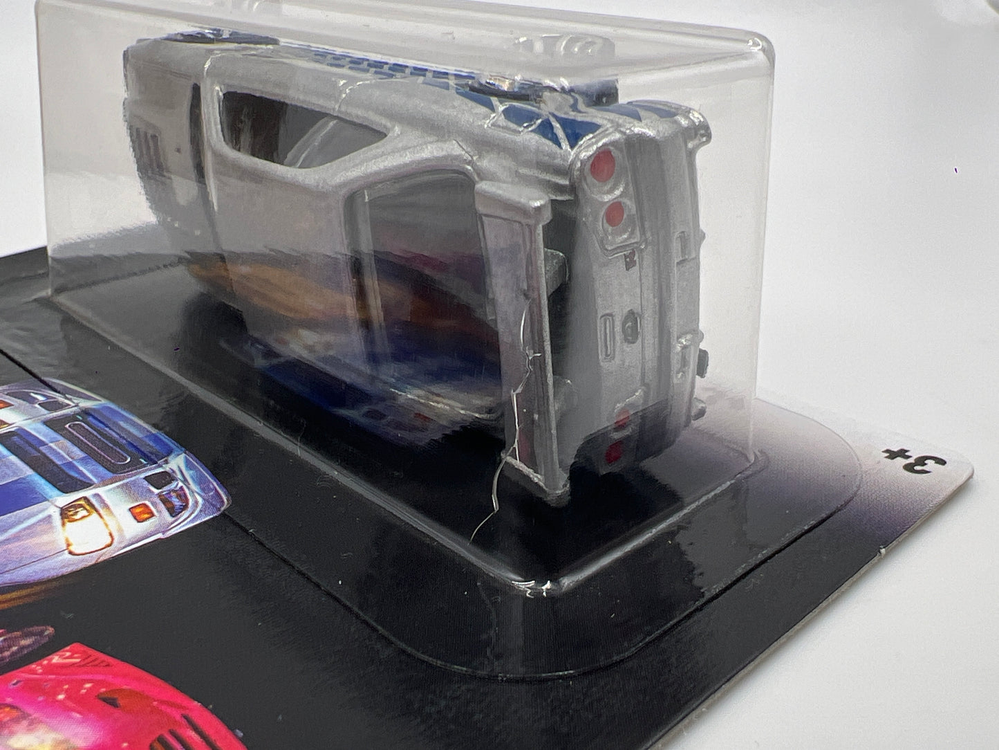 2016 Hot Wheels Fast & Furious #2 Nissan Skyline GT-R R34 Silver W/Protector Cracked Blister