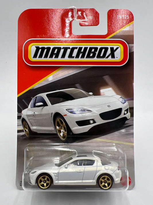 2026 Matchbox #19 2004 Mazda RX-8 White 216D