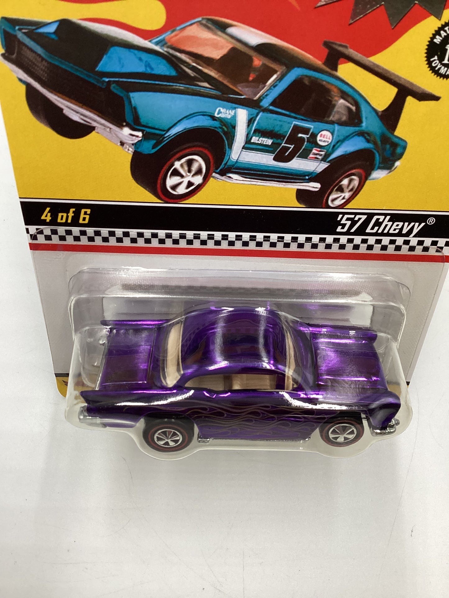 2006 Hot Wheels RLC Neo-Classic Series 5 #4 57 Chevy Purple #4453/11000 w/Protector