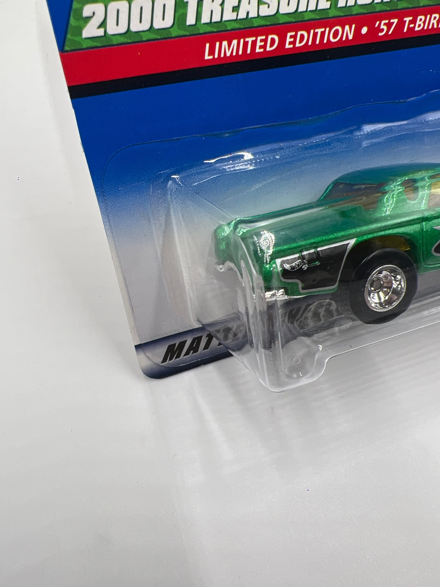 2000 Hot Wheels Treasure Hunt Real Riders #56 57 T-Bird Green 273C