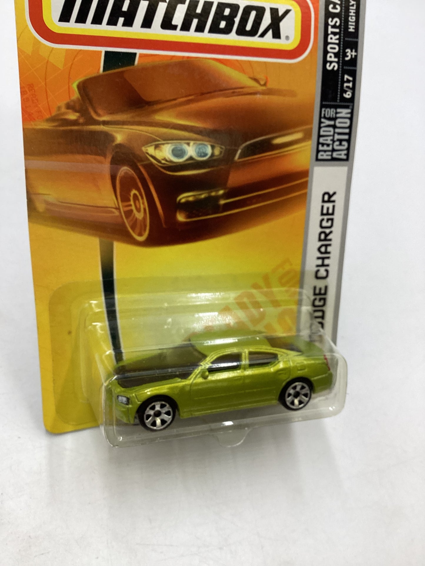 Matchbox #14 Dodge Charger Green 208B