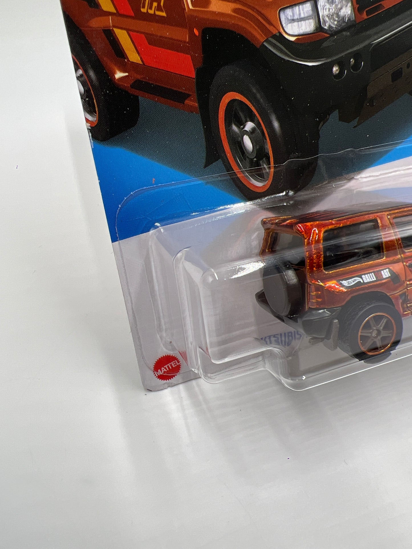 2024 Hot Wheels Super Treasure Hunt #169 Mitsubishi Pajero Evolution Orange W/Protector