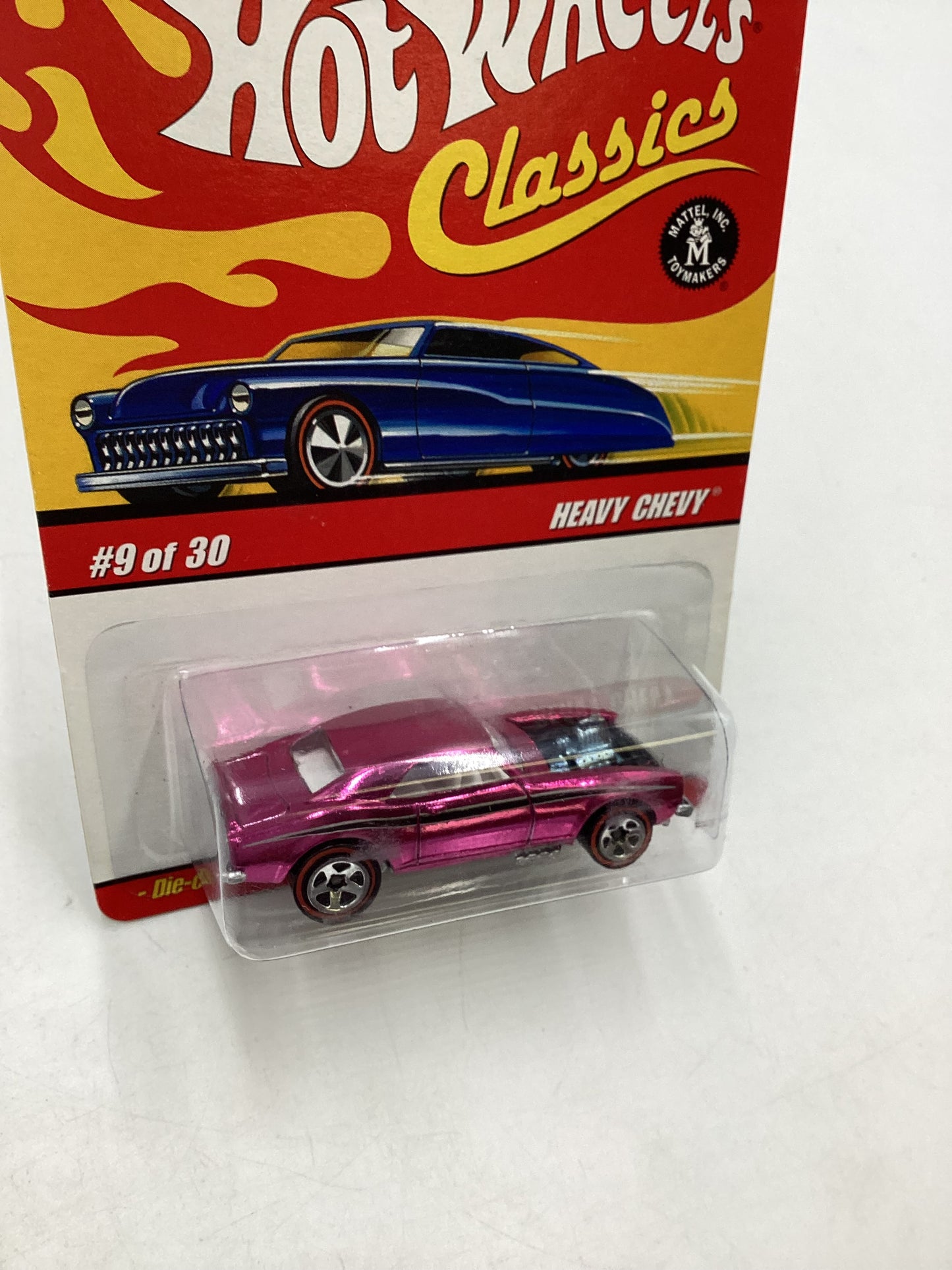 2007 Hot Wheels Classics Series 3 #9 Heavy Chevy Pink SR