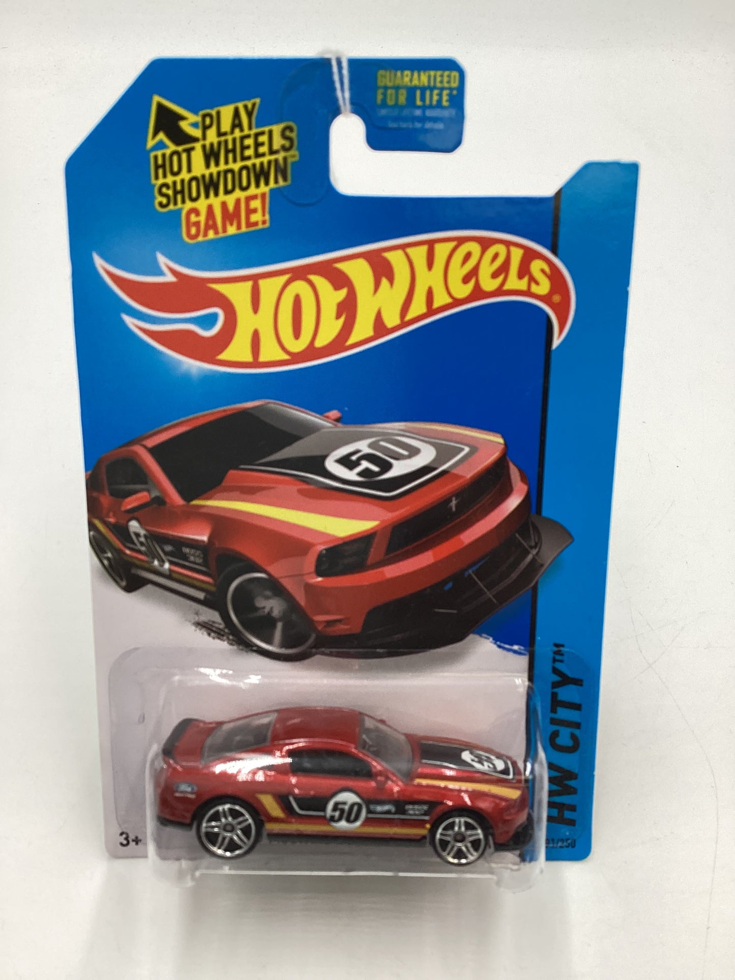 Hot Wheels 2014 HW City 12 Ford Mustang Boss 302 Laguna Seca Red 25G