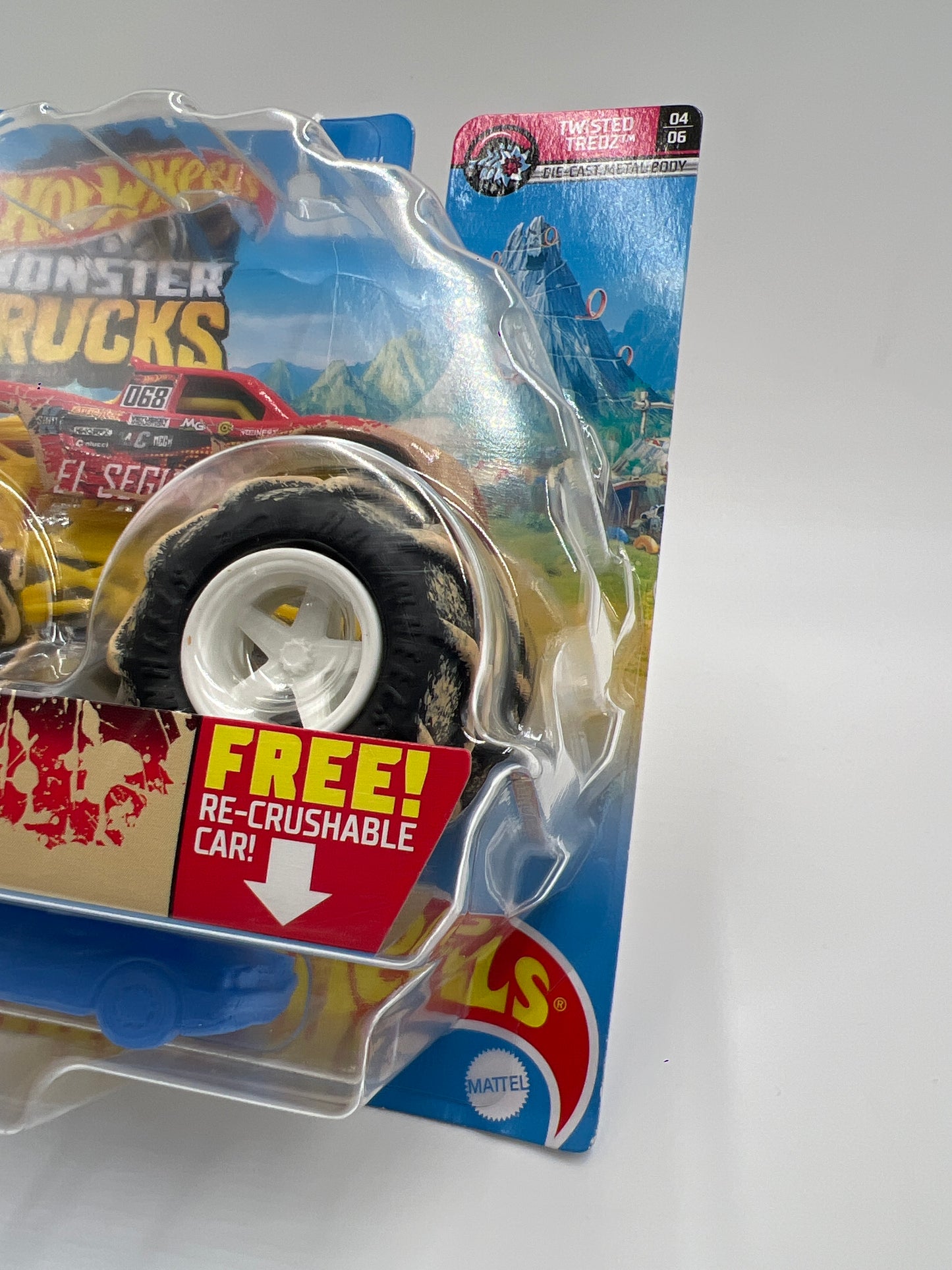 2021 Hot Wheels Monster Trucks Twisted Tredz #34 Podium Crasher 129i