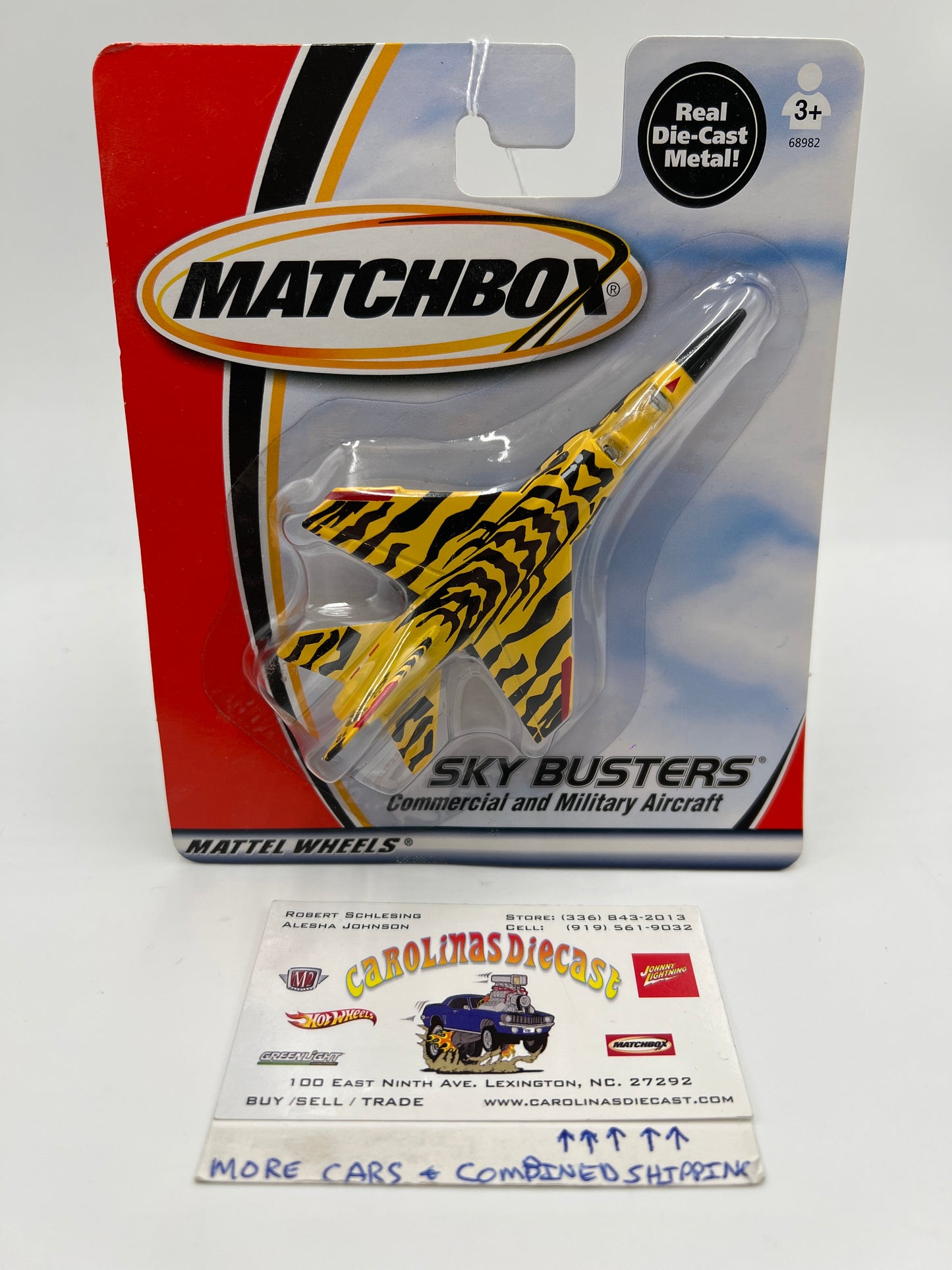 Matchbox Sky Busters Mig-21 Tiger Meet Yellow